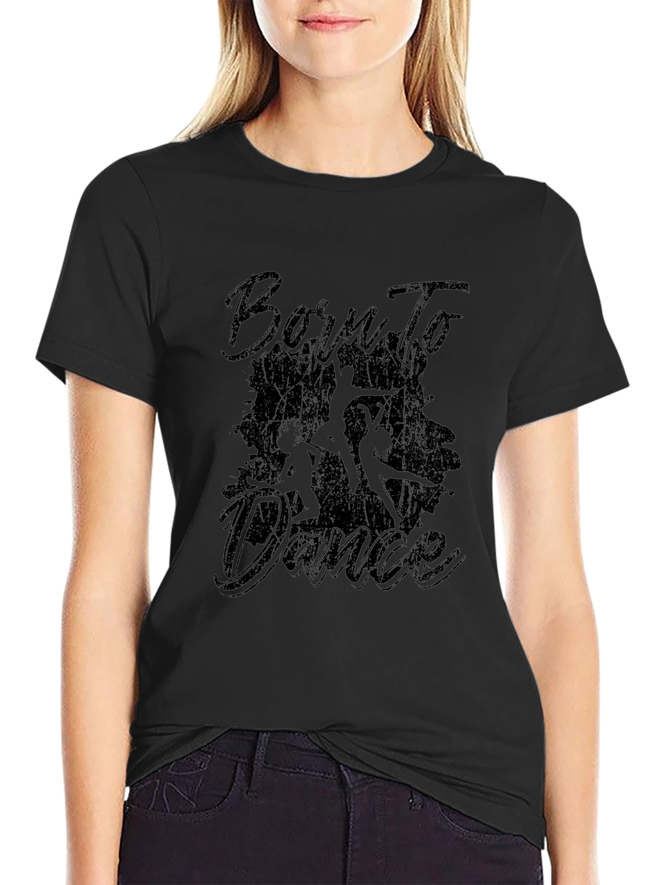 Born To Dance Black T-Shirt Graphic Tee