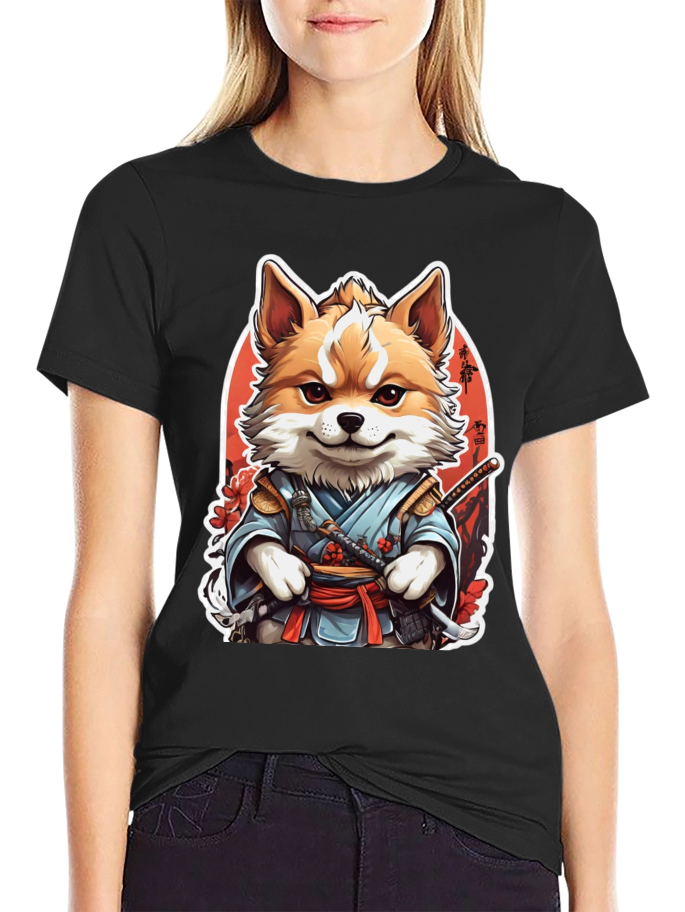 Samurai Fox Graphic Tee