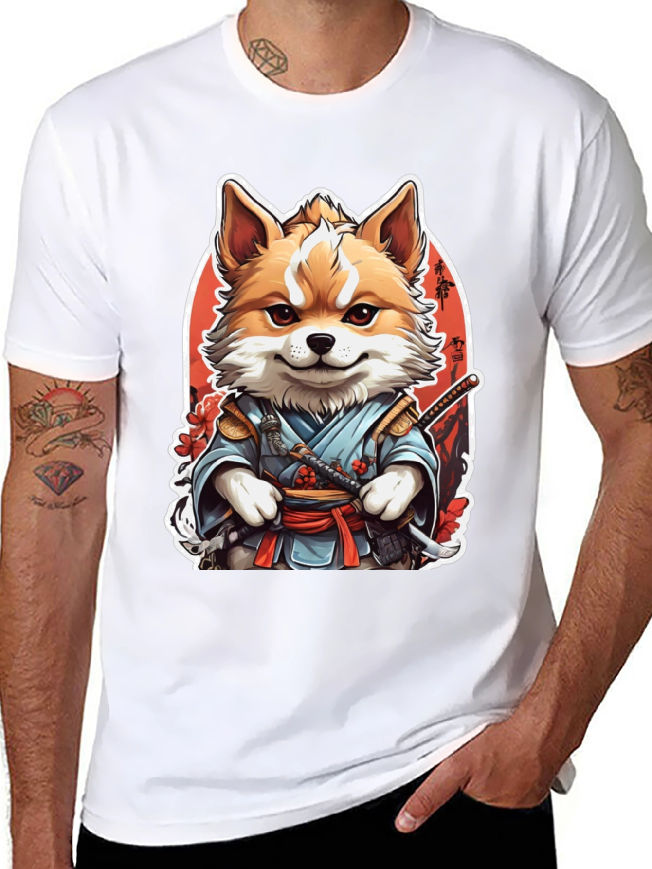 Samurai Fox Graphic Tee