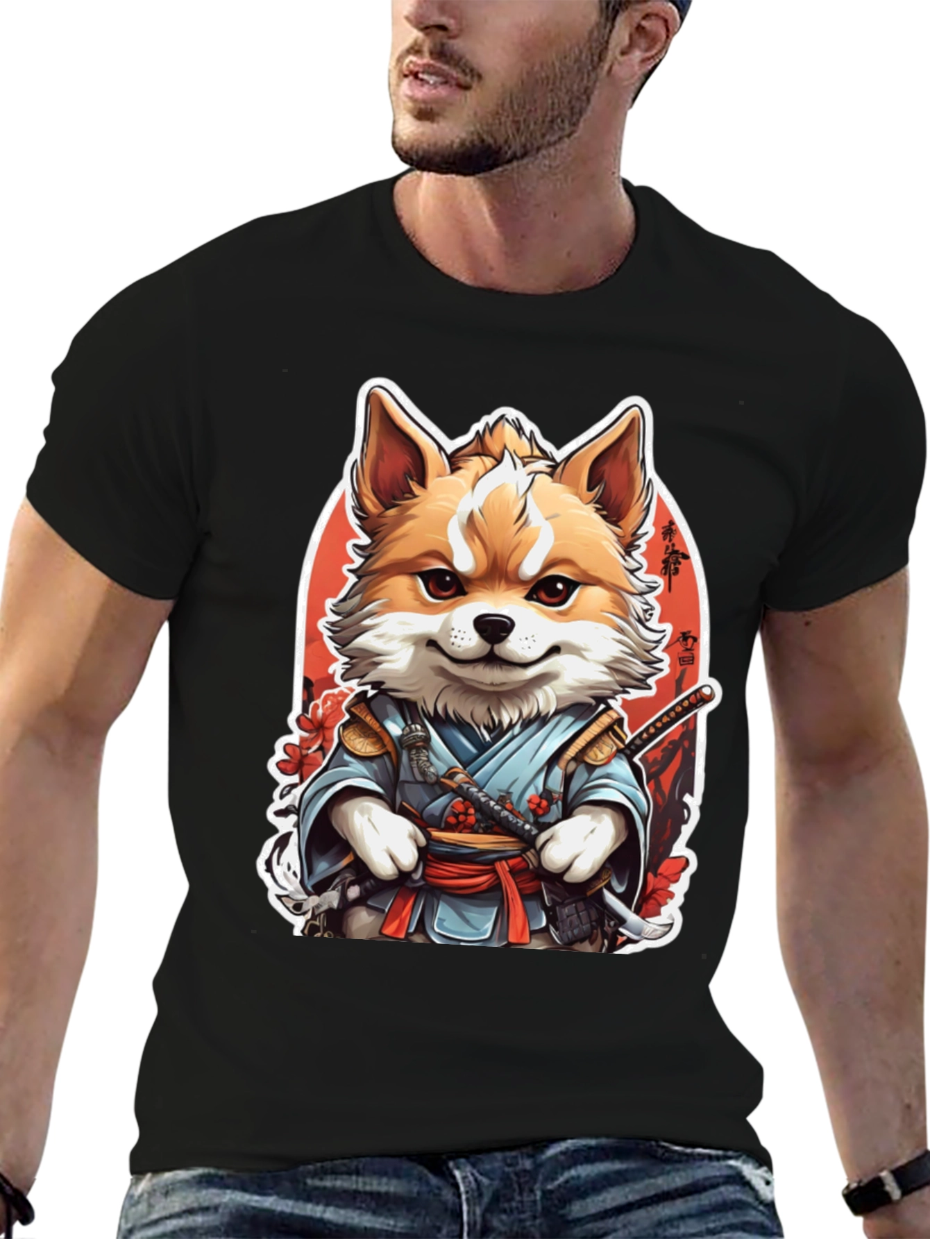 Samurai Fox Graphic Tee