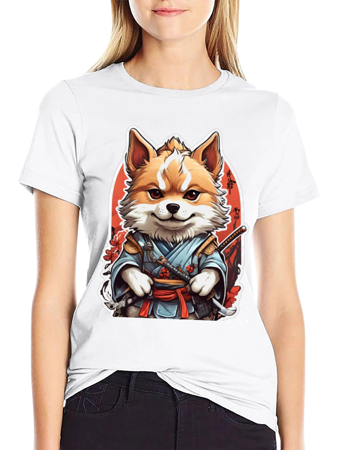 Samurai Fox Graphic Tee