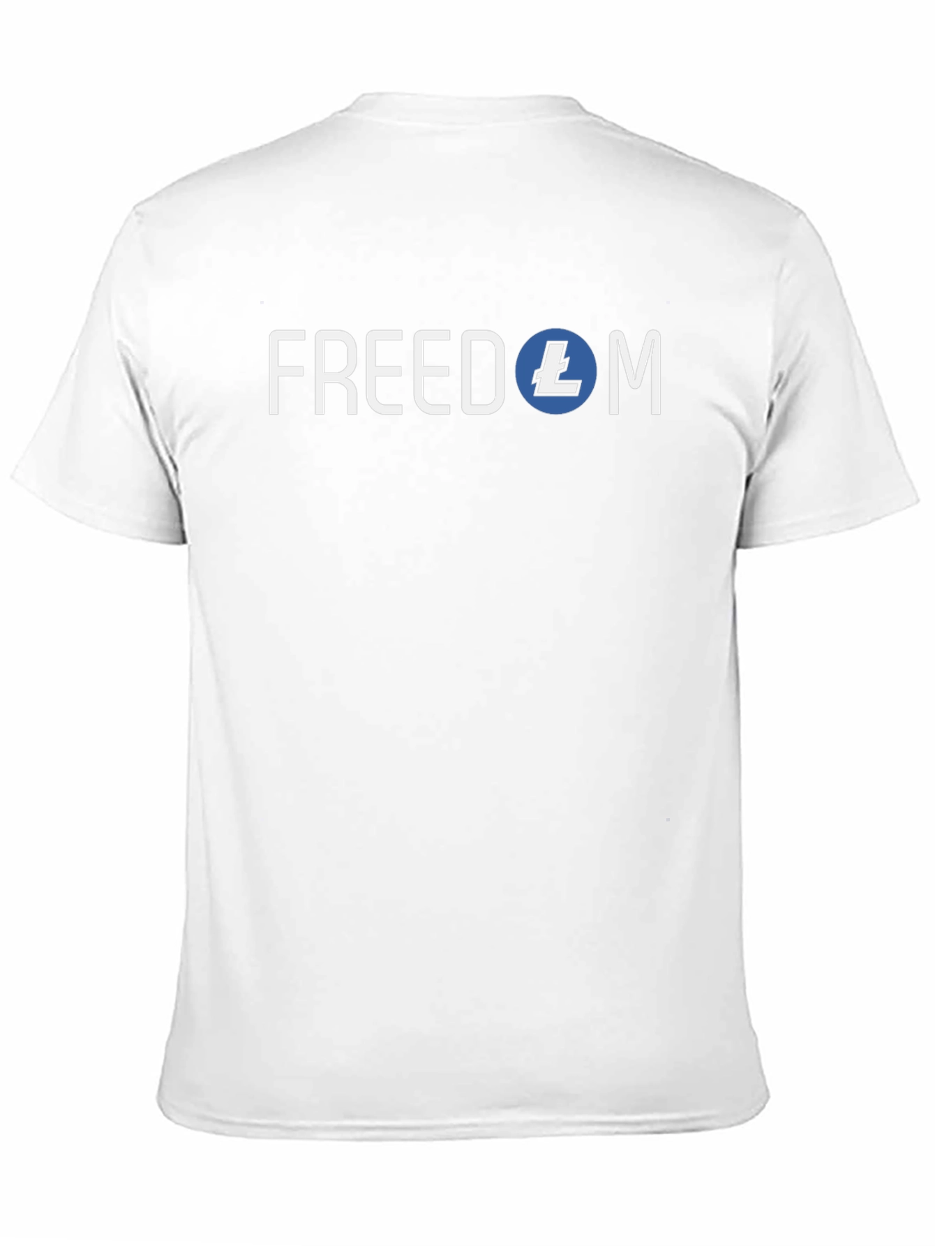 Freedom Litecoin Black T-Shirt Crypto Tee