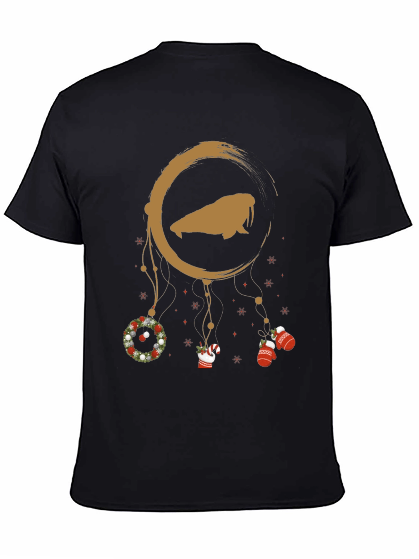Festive Walrus Dreamcatcher T-Shirt