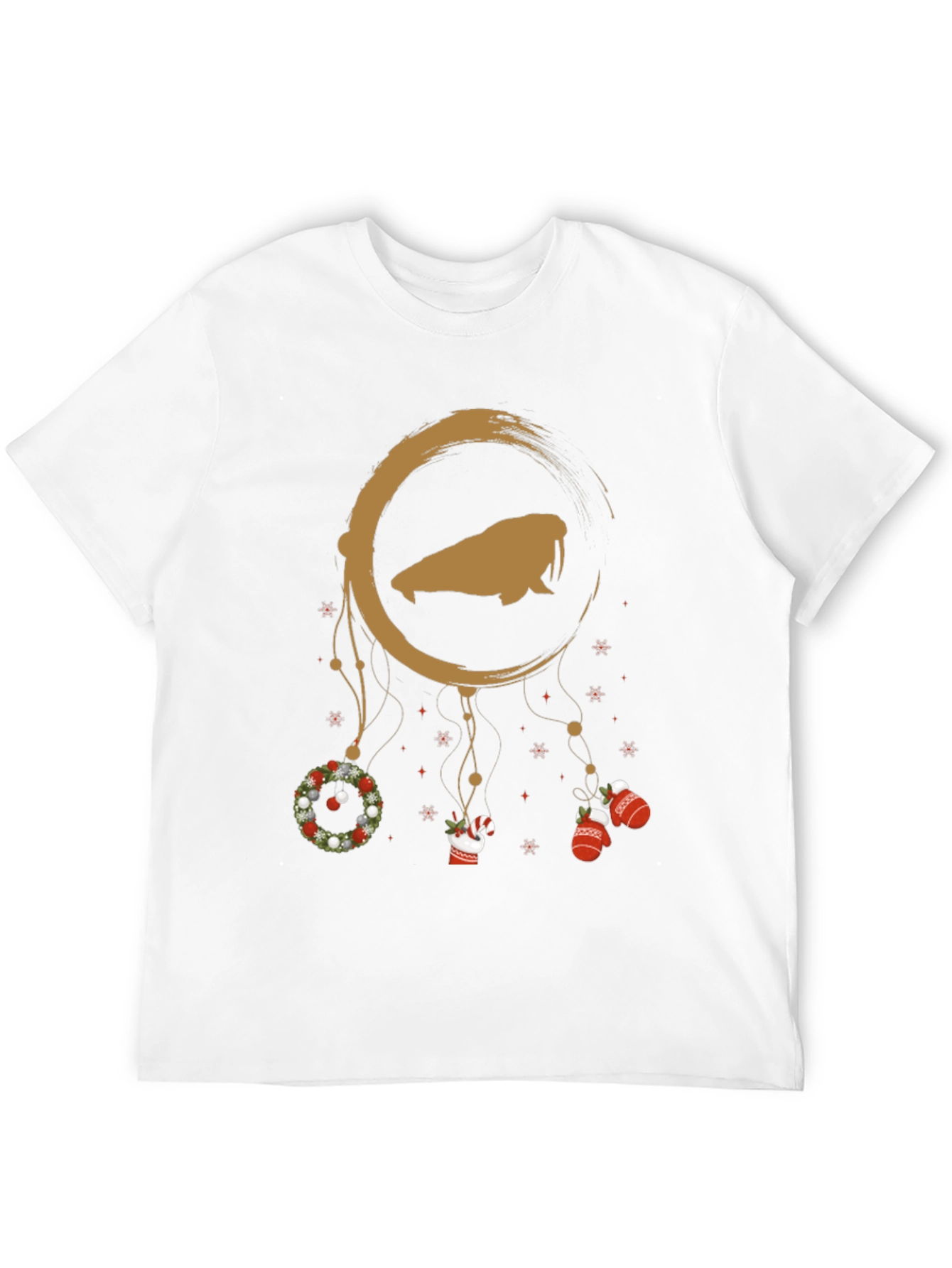 Festive Walrus Dreamcatcher T-Shirt