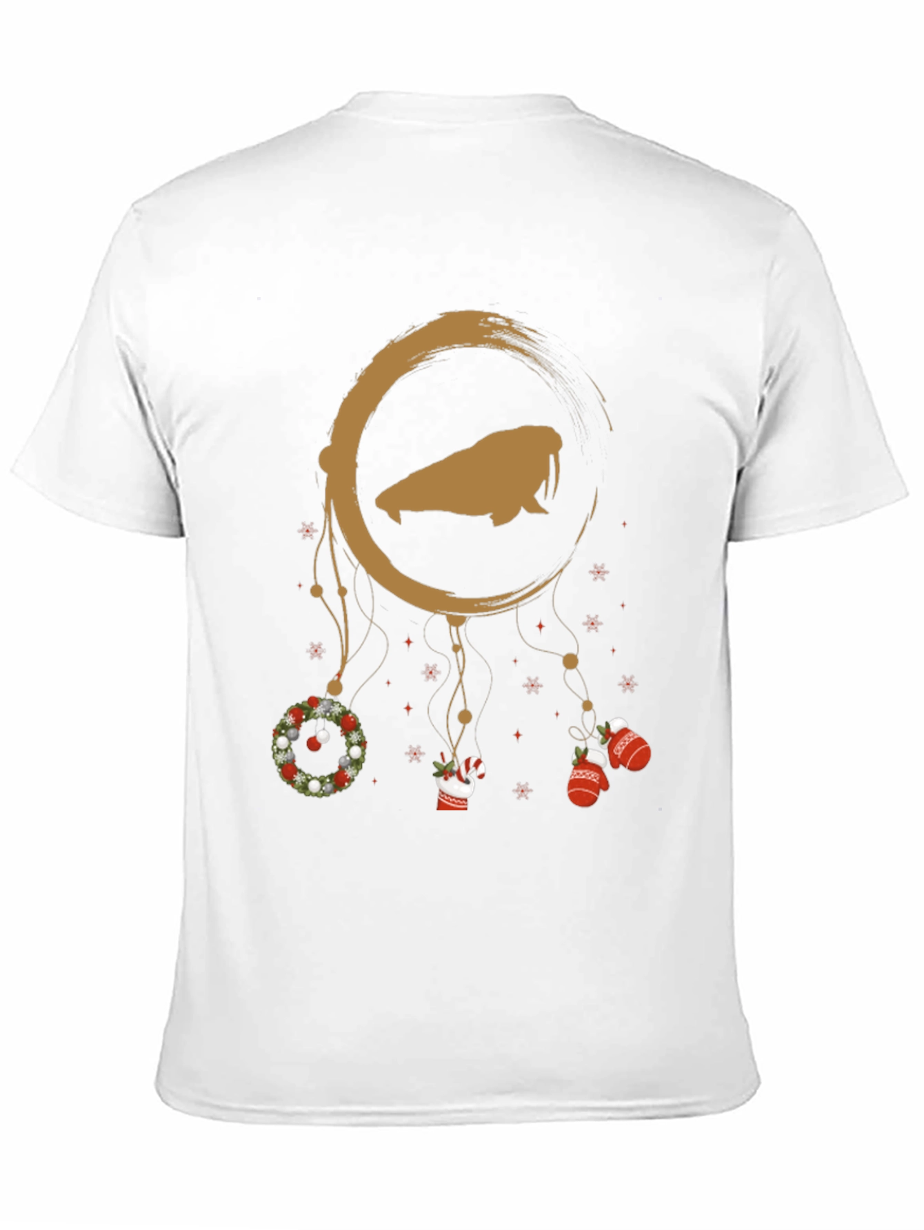 Festive Walrus Dreamcatcher T-Shirt