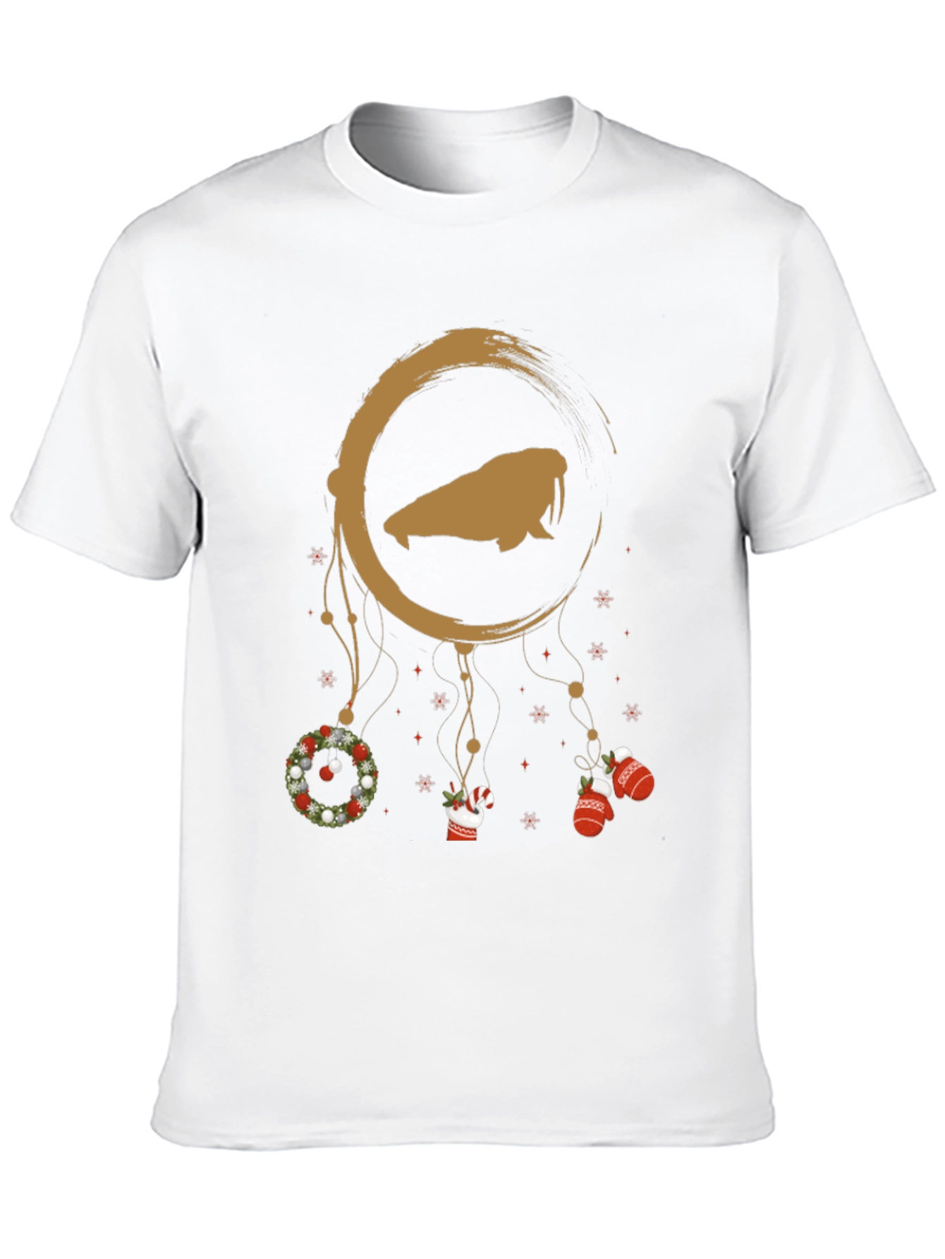 Festive Walrus Dreamcatcher T-Shirt