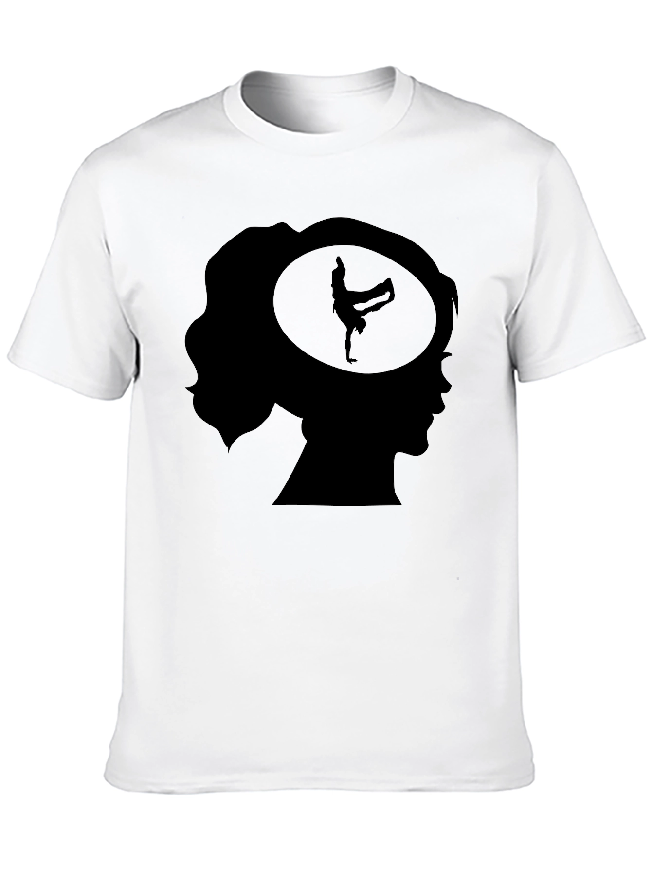 Breakdancer Mind T-Shirt - Black Graphic Tee