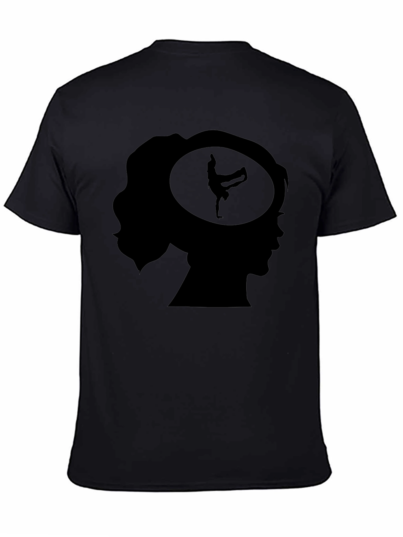 Breakdancer Mind T-Shirt - Black Graphic Tee