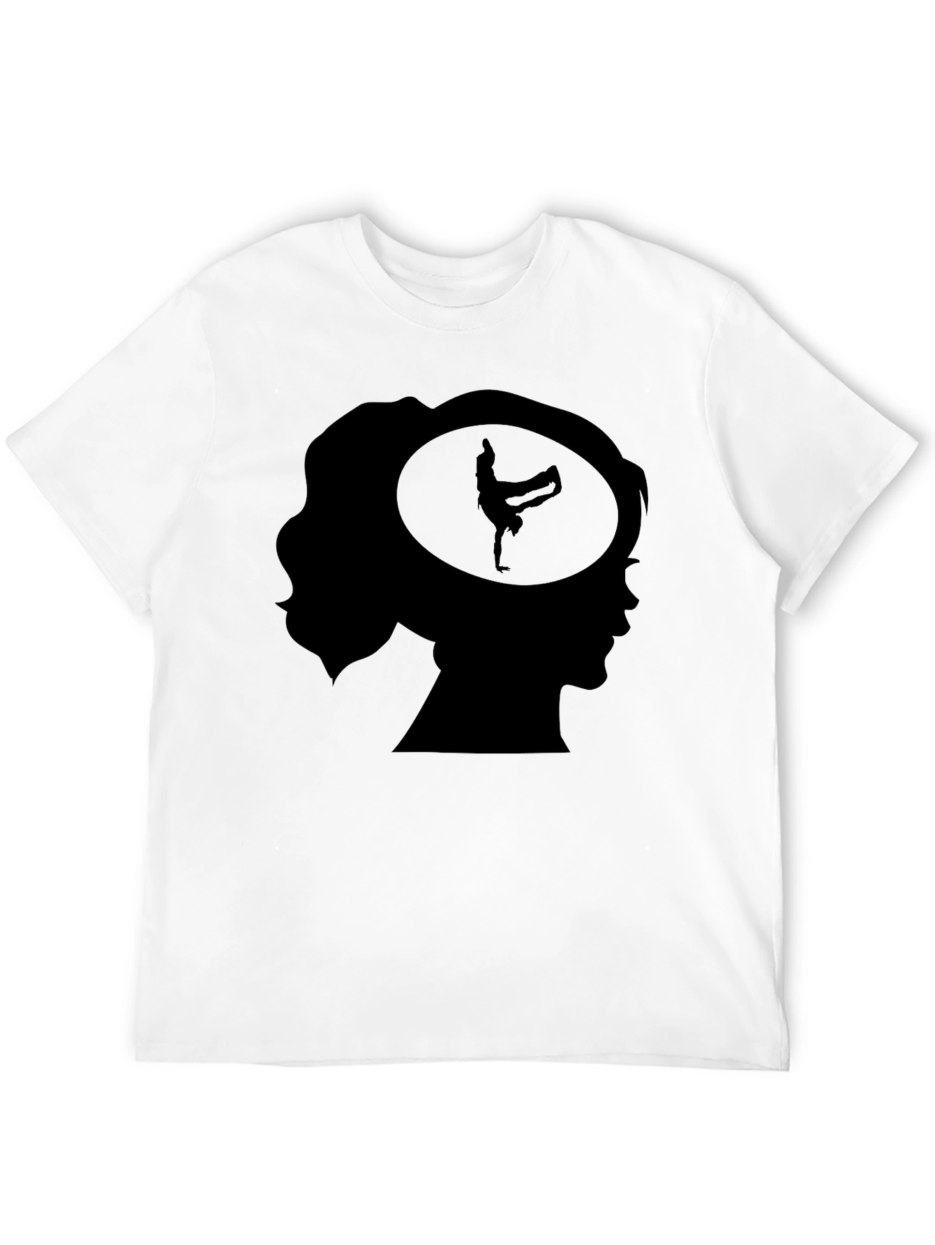 Breakdancer Mind T-Shirt - Black Graphic Tee