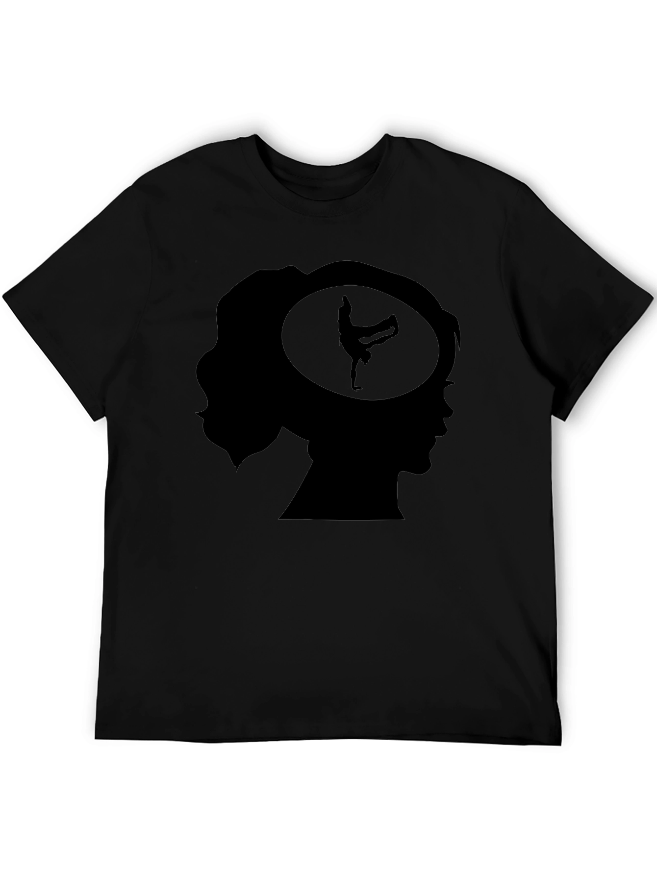 Breakdancer Mind T-Shirt - Black Graphic Tee