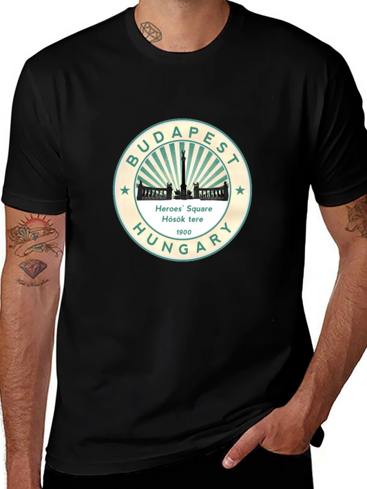 Budapest Heroes Square Hungary Graphic T-Shirt