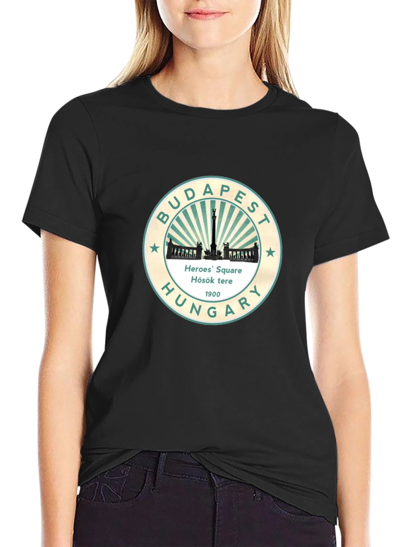 Budapest Heroes Square Hungary Graphic T-Shirt