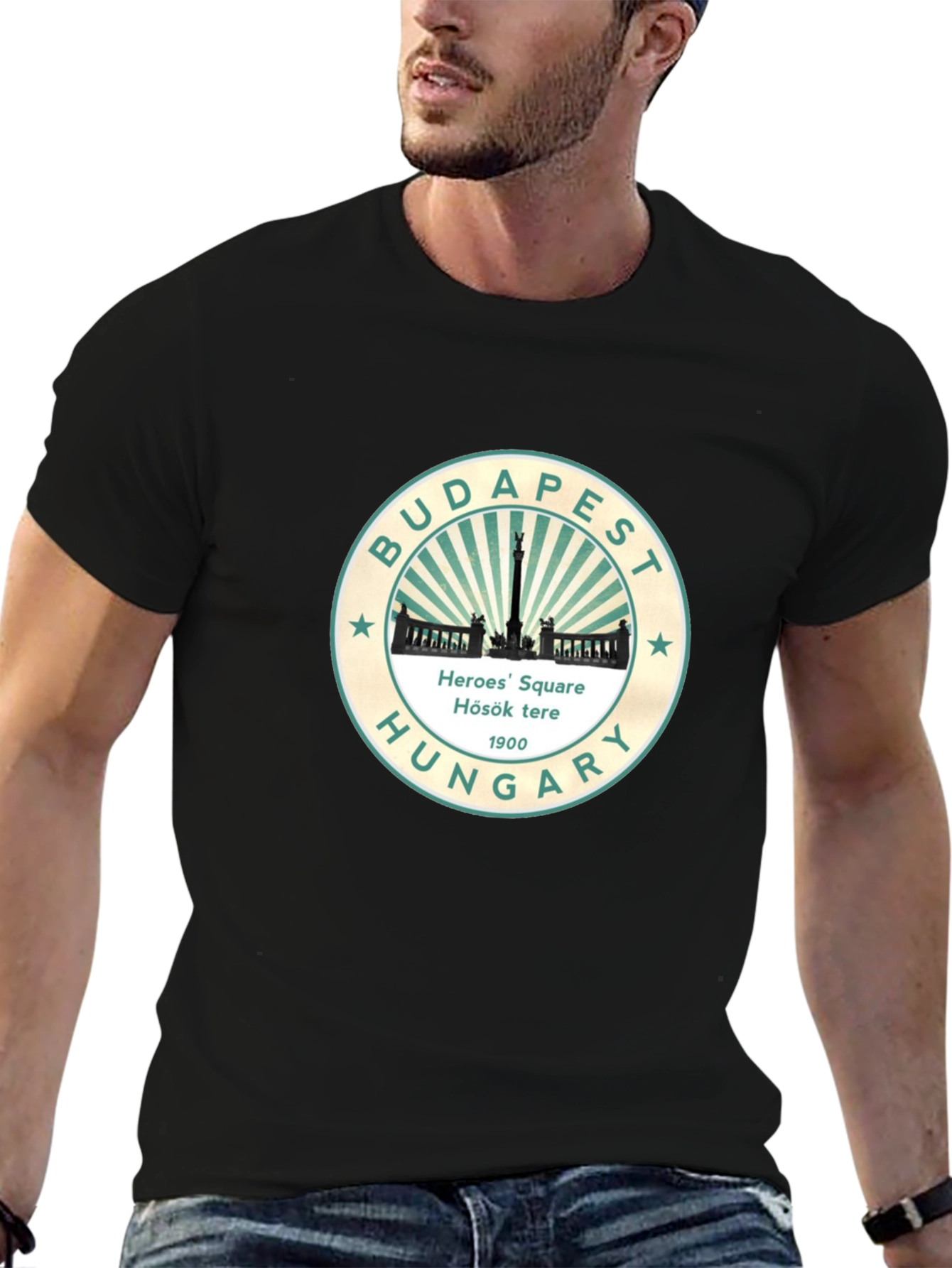 Budapest Heroes Square Hungary Graphic T-Shirt
