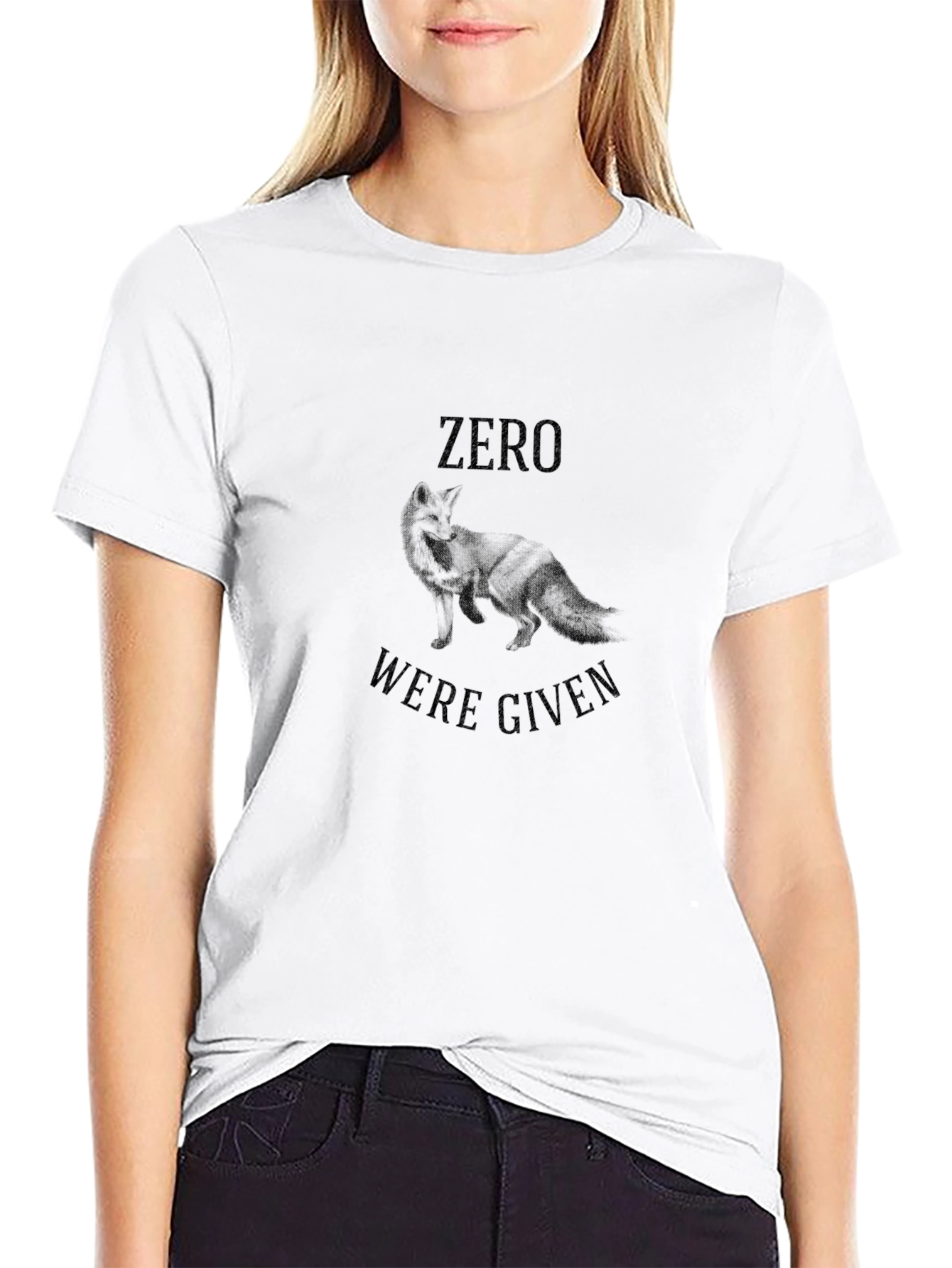 Zero Fox Given Black Graphic Tee