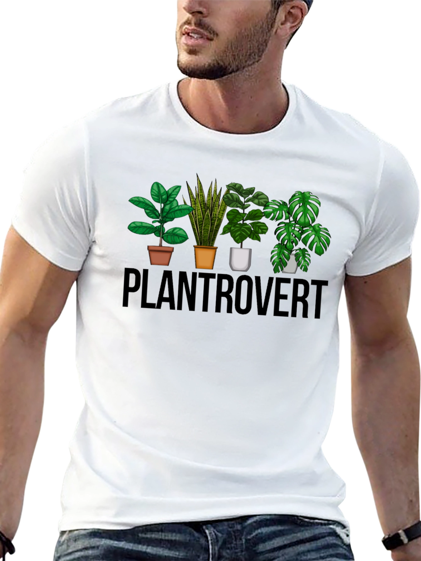 Plant Lover T-Shirt - Plantrovert Design