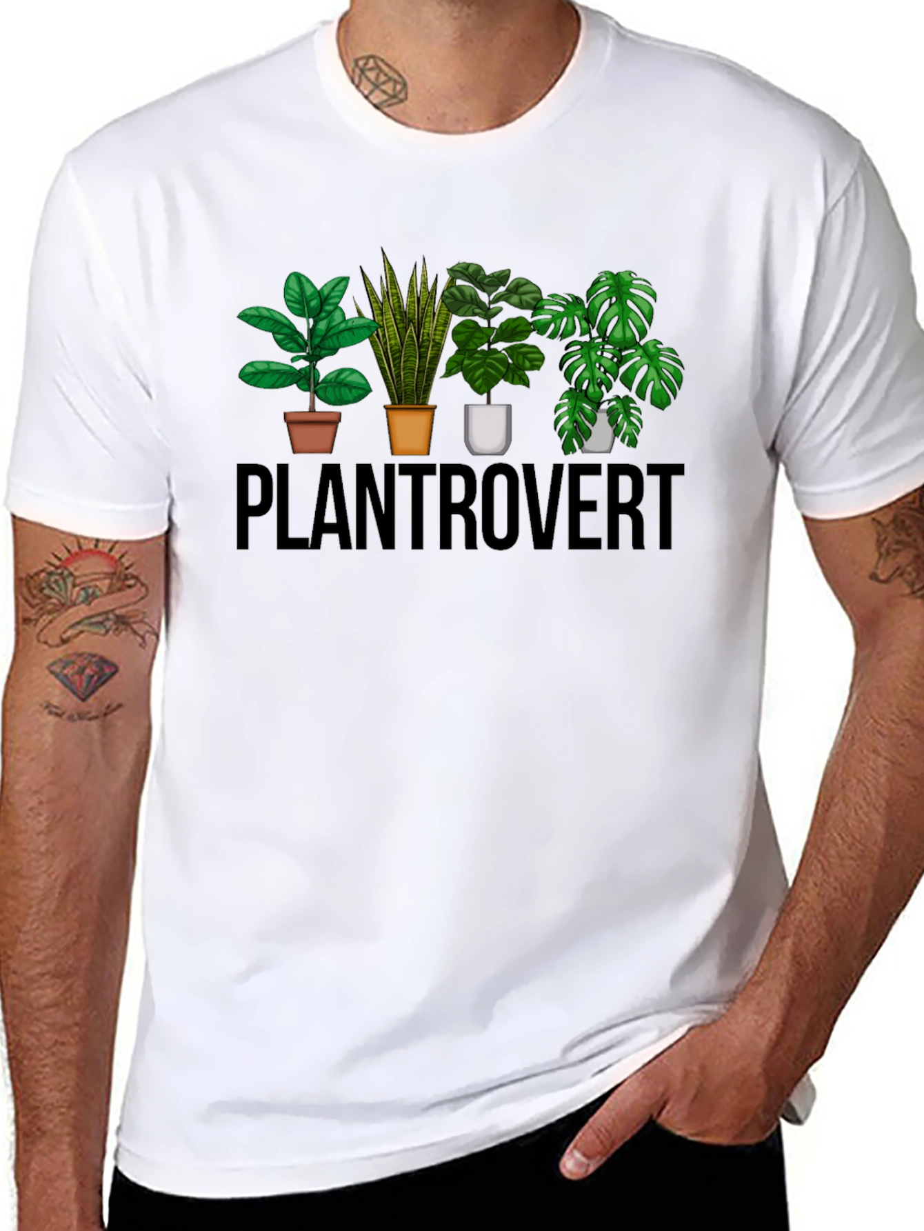 Plant Lover T-Shirt - Plantrovert Design