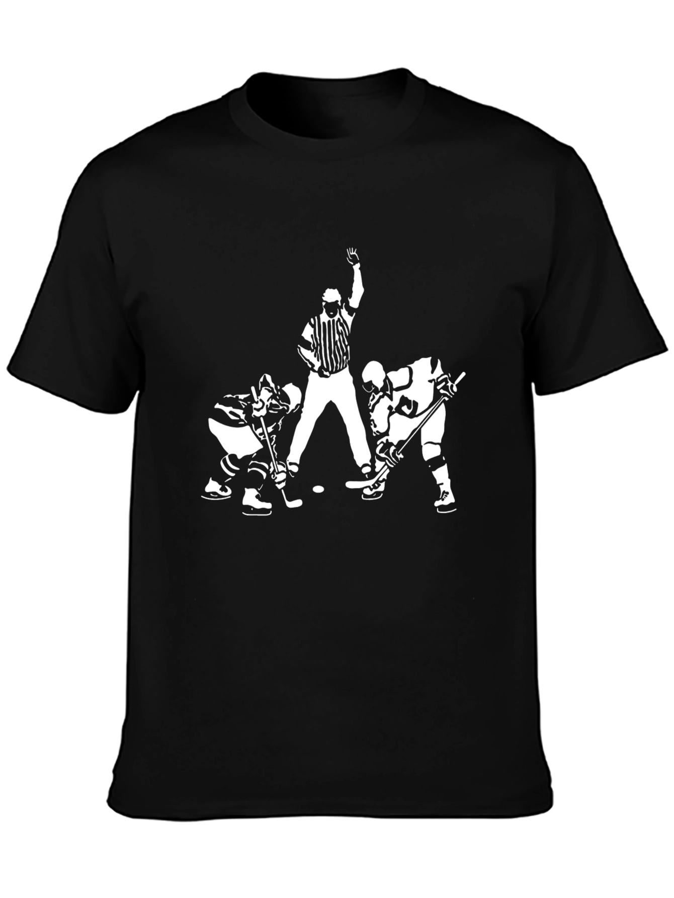 Hockey Face-Off Graphic Tee