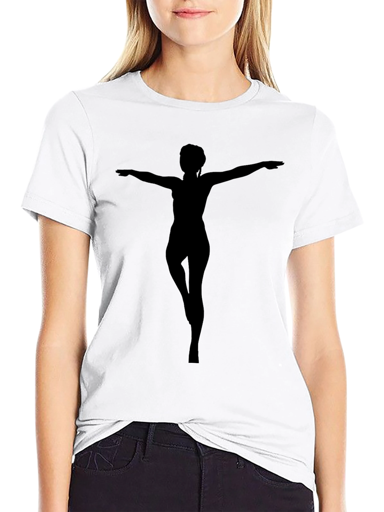 Silhouette Graphic Tee - Mens Black T-Shirt