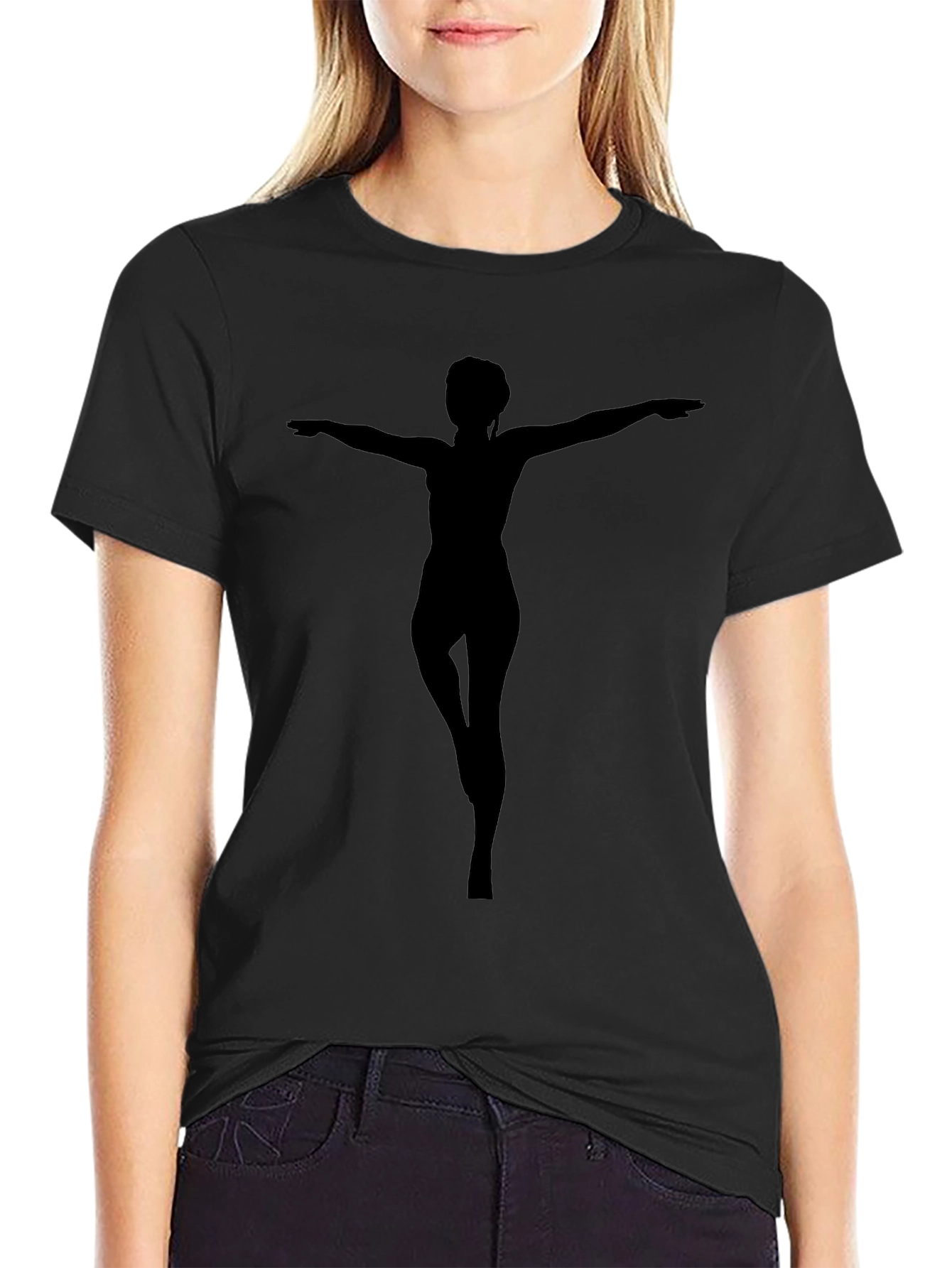 Silhouette Graphic Tee - Mens Black T-Shirt