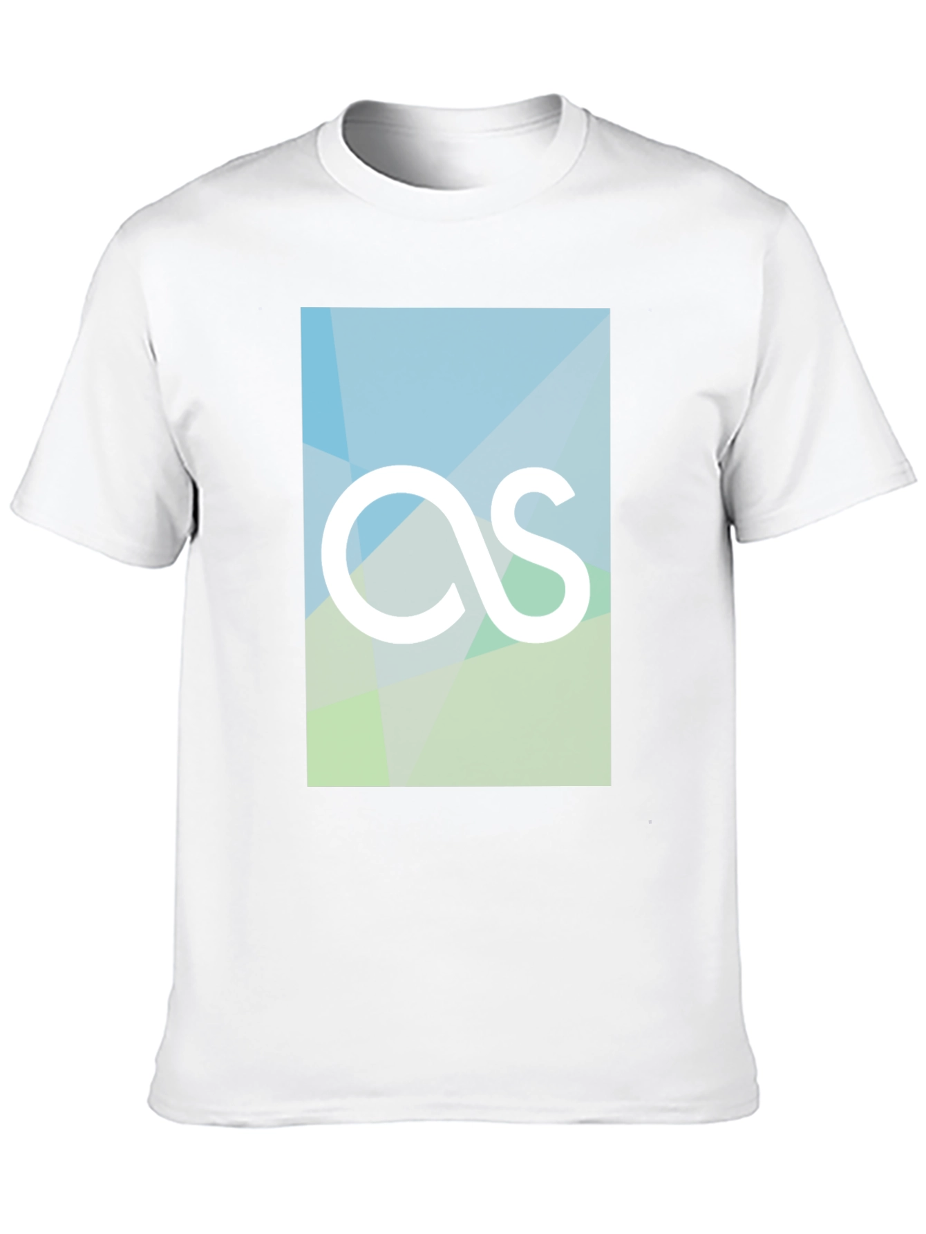 Geometric AS Logo Tee - Modern Graphic Print T-Shirt