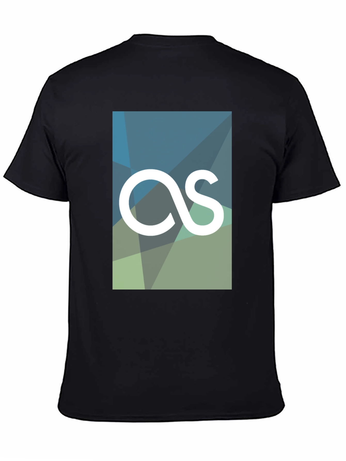 Geometric AS Logo Tee - Modern Graphic Print T-Shirt