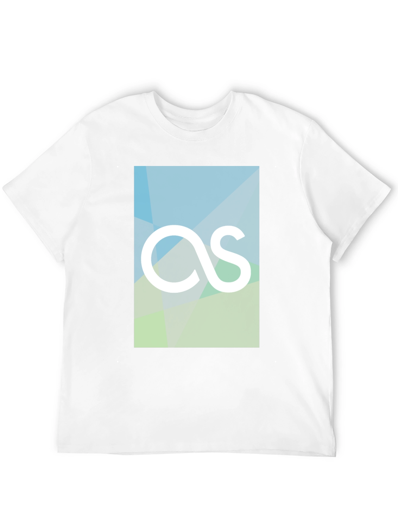 Geometric AS Logo Tee - Modern Graphic Print T-Shirt