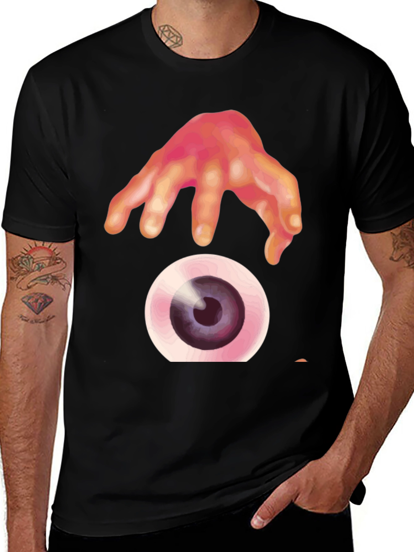 Eye See You Graphic T-Shirt - Creepy Cool Design