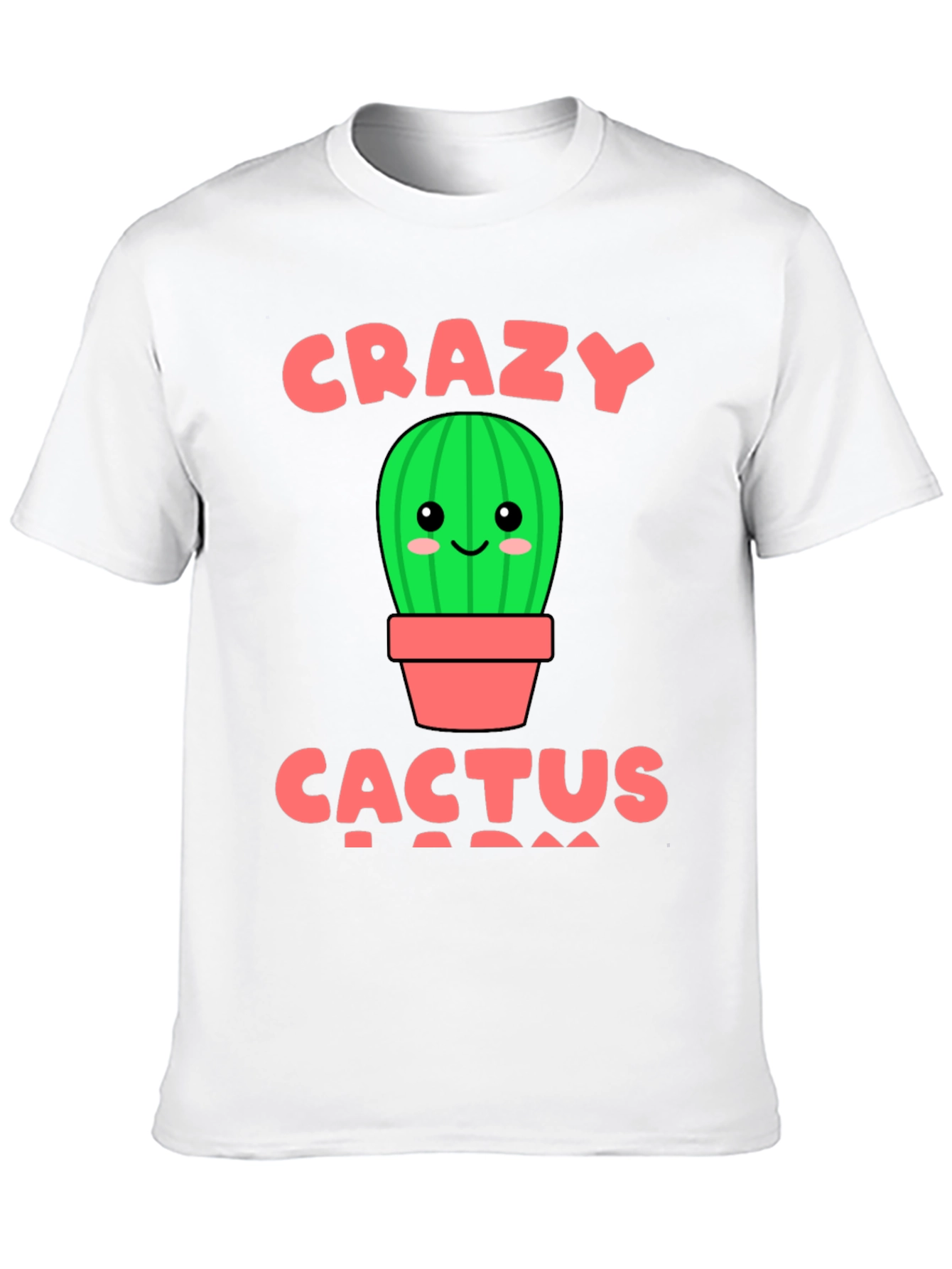 Crazy Cactus Lady Graphic T-Shirt