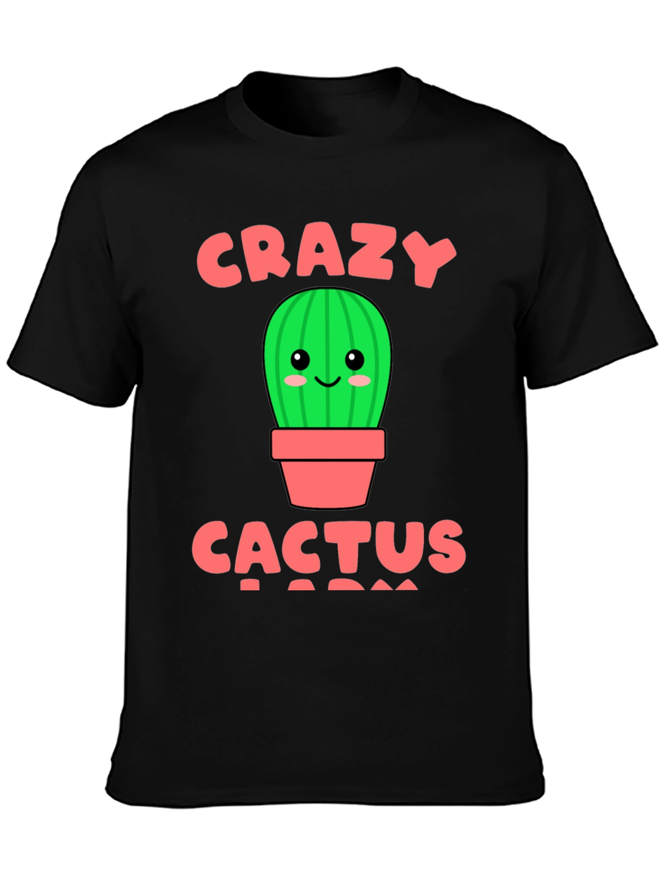 Crazy Cactus Lady Graphic T-Shirt