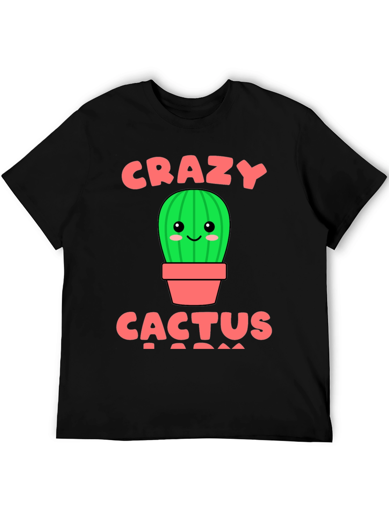 Crazy Cactus Lady Graphic T-Shirt