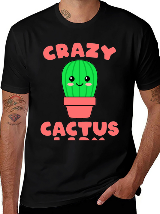Crazy Cactus Lady Graphic T-Shirt