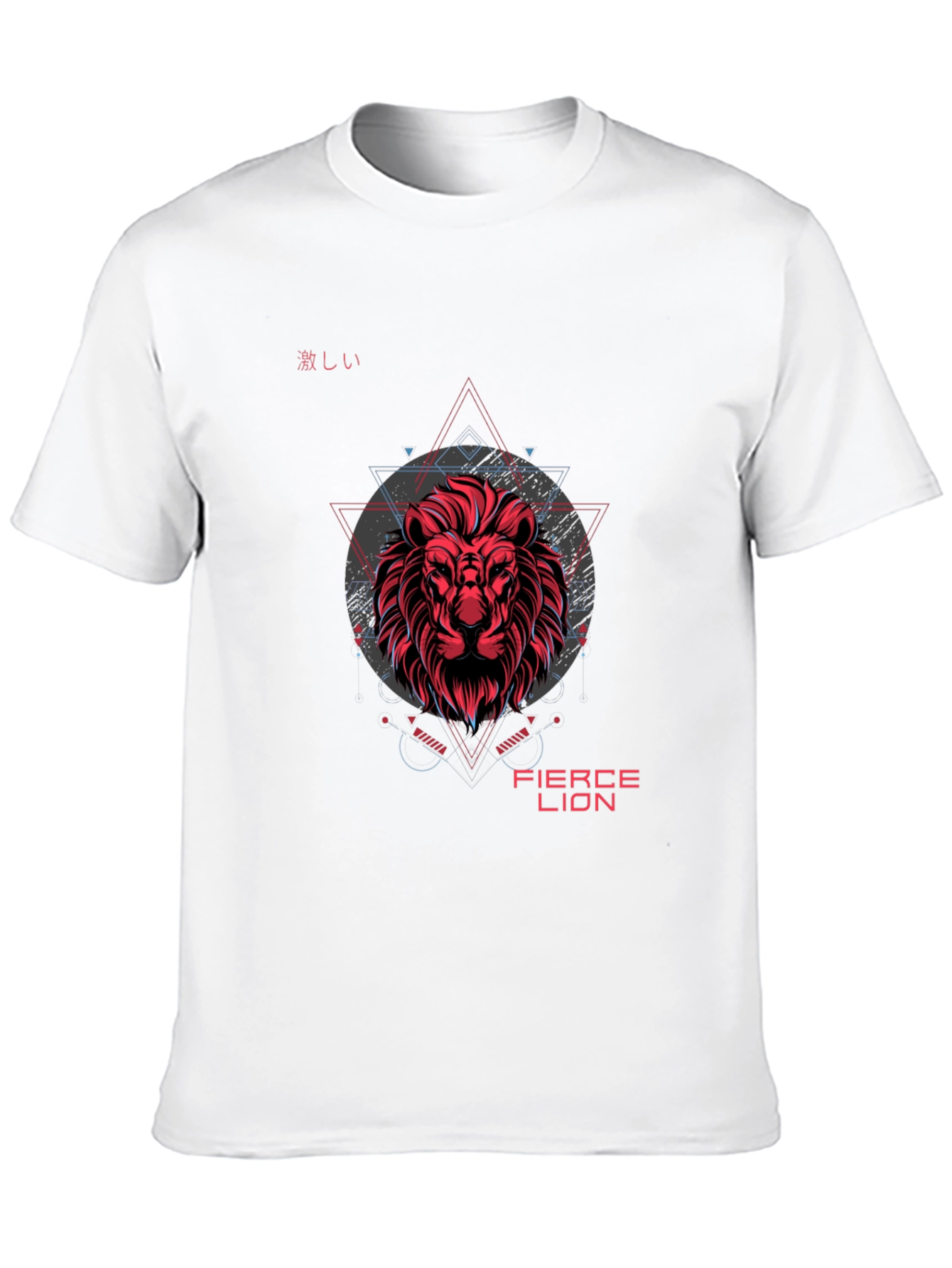 Fierce Lion Graphic Tee - Black