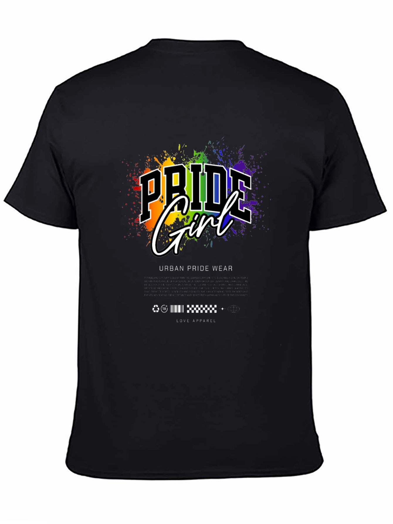 Pride Girl Graphic Tee - Urban Pride Wear
