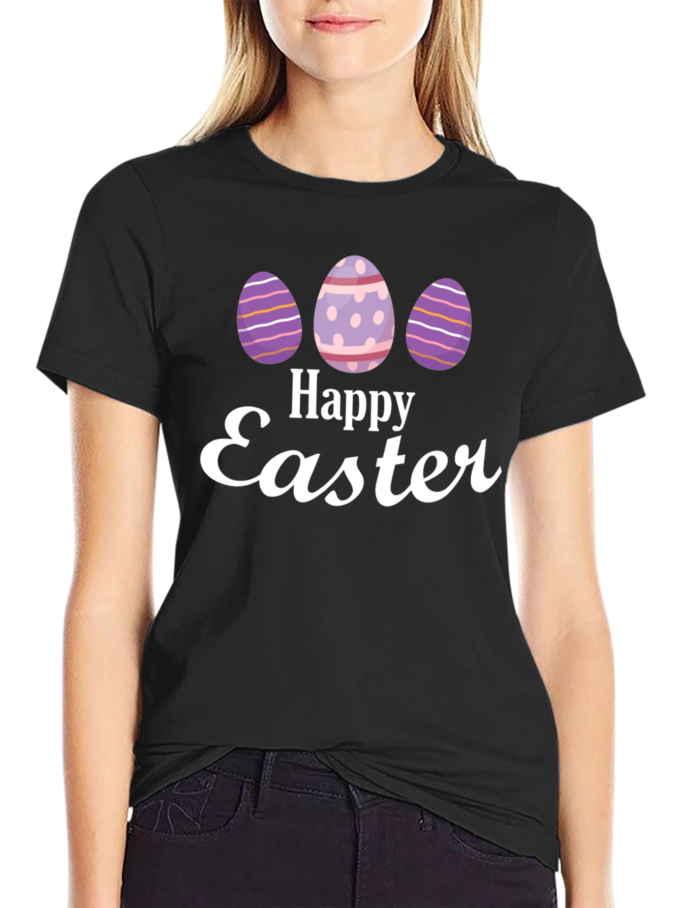 Happy Easter Egg Graphic T-Shirt