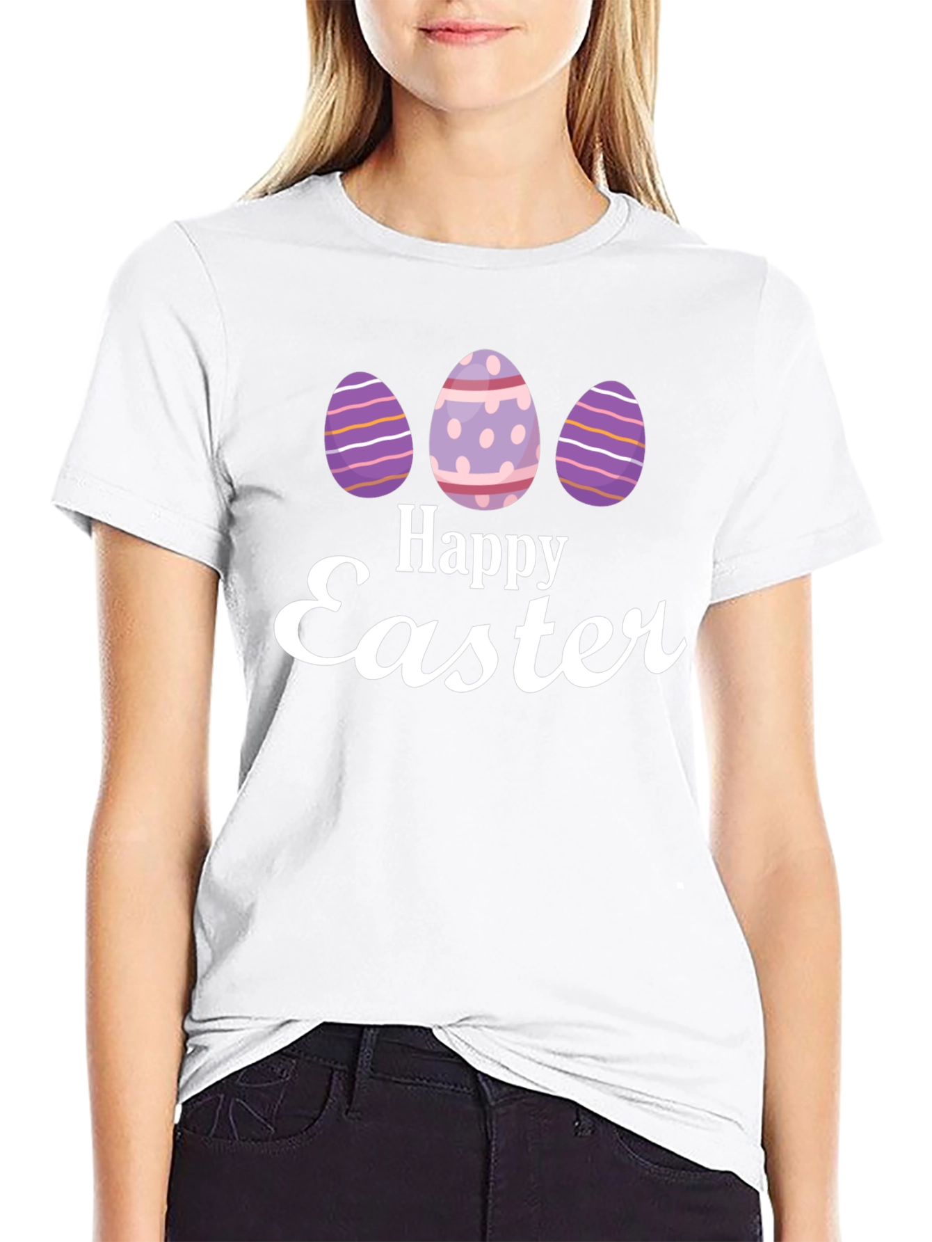 Happy Easter Egg Graphic T-Shirt