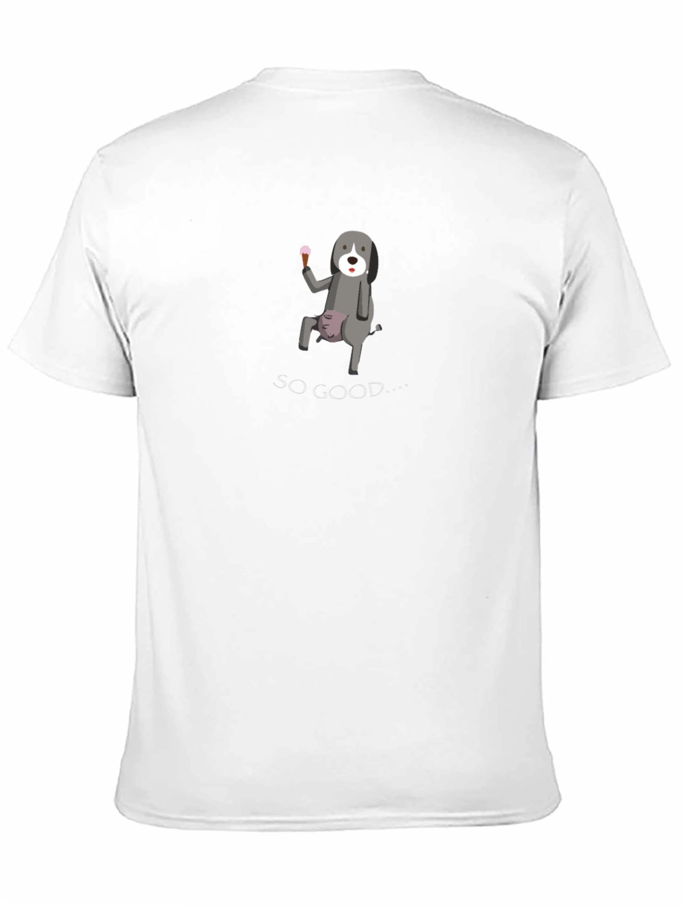 Funny Dog Ice Cream Graphic Tee
