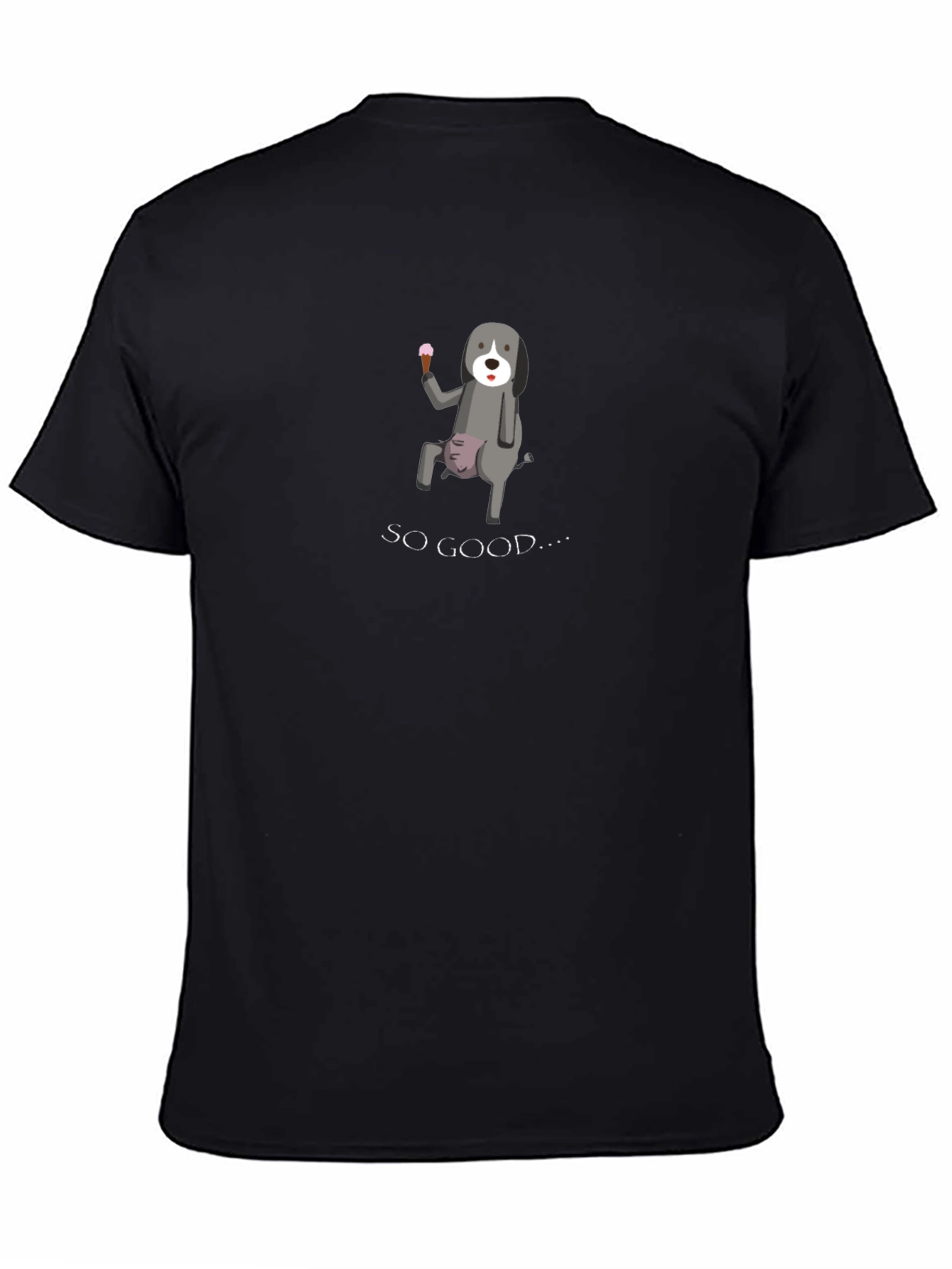 Funny Dog Ice Cream Graphic Tee