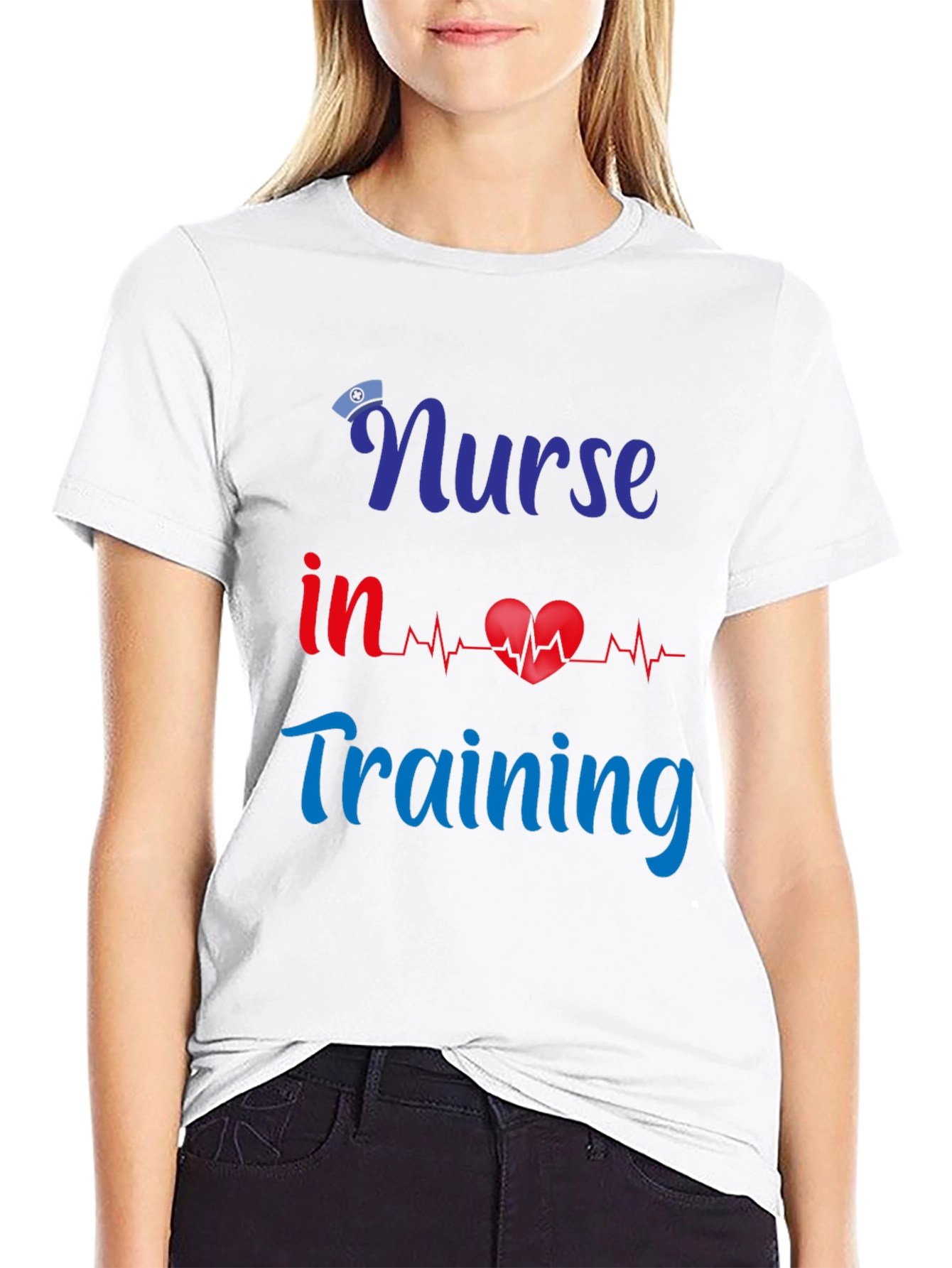 Nurse in Training Graphic Tee - Soft Cotton Blend