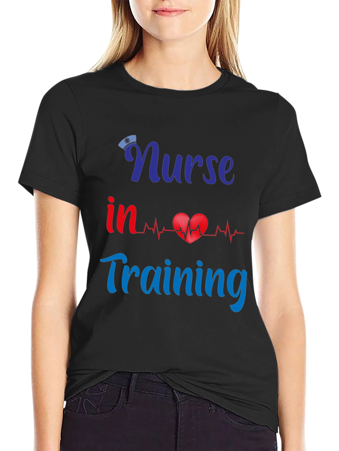Nurse in Training Graphic Tee - Soft Cotton Blend