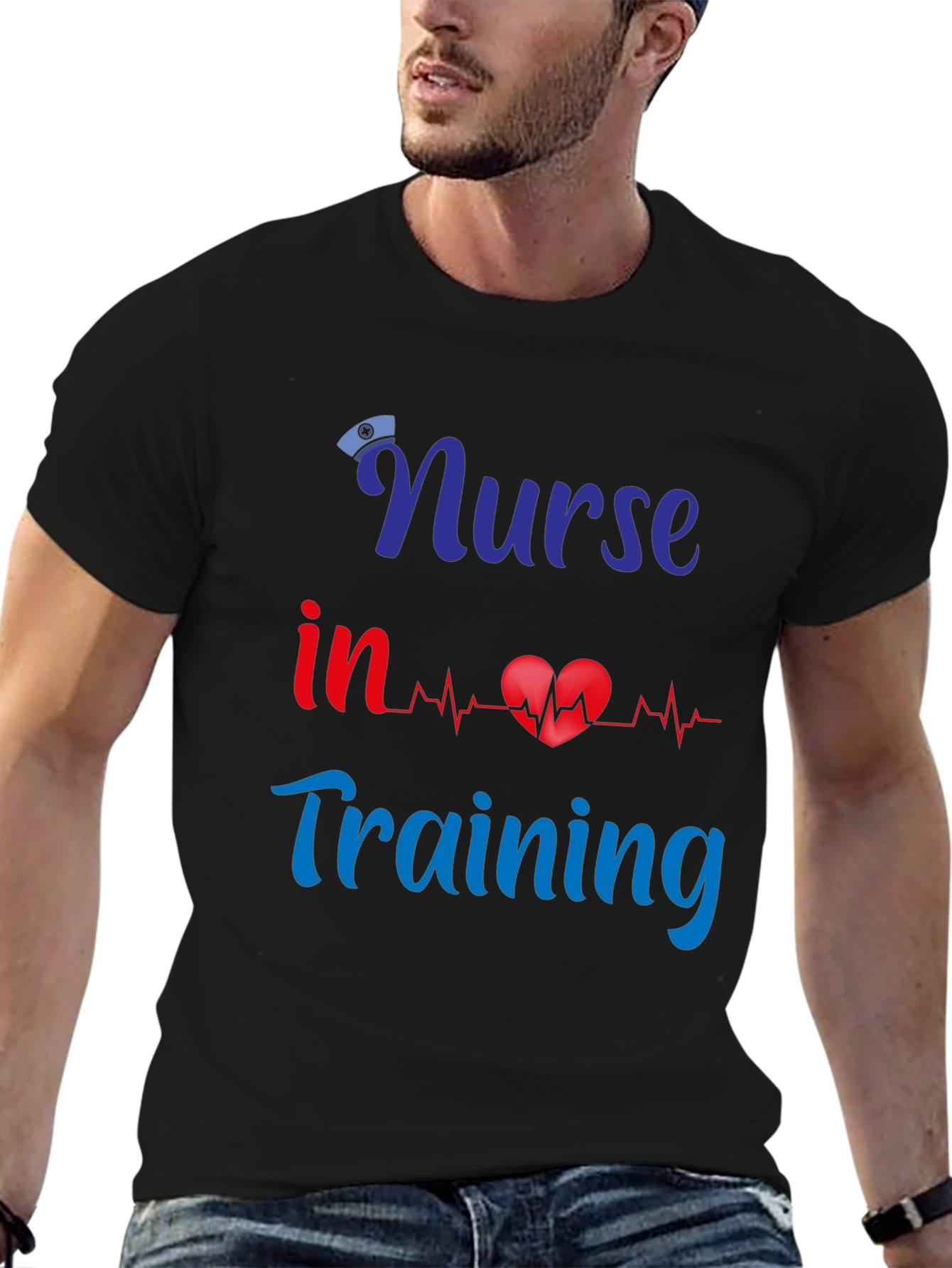 Nurse in Training Graphic Tee - Soft Cotton Blend