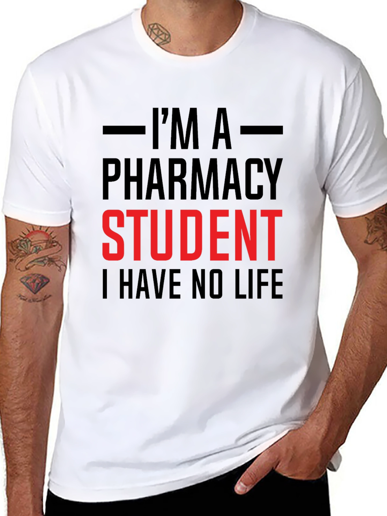 Pharmacy Student Life T-Shirt - Funny Study Apparel