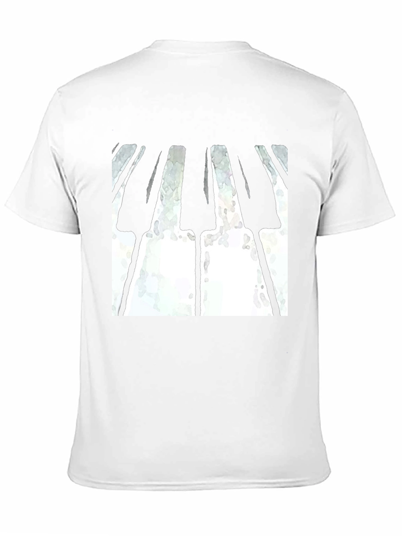 Piano Keys Graphic Print T-Shirt