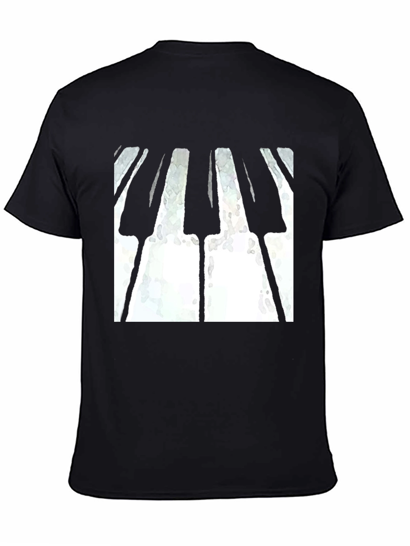 Piano Keys Graphic Print T-Shirt