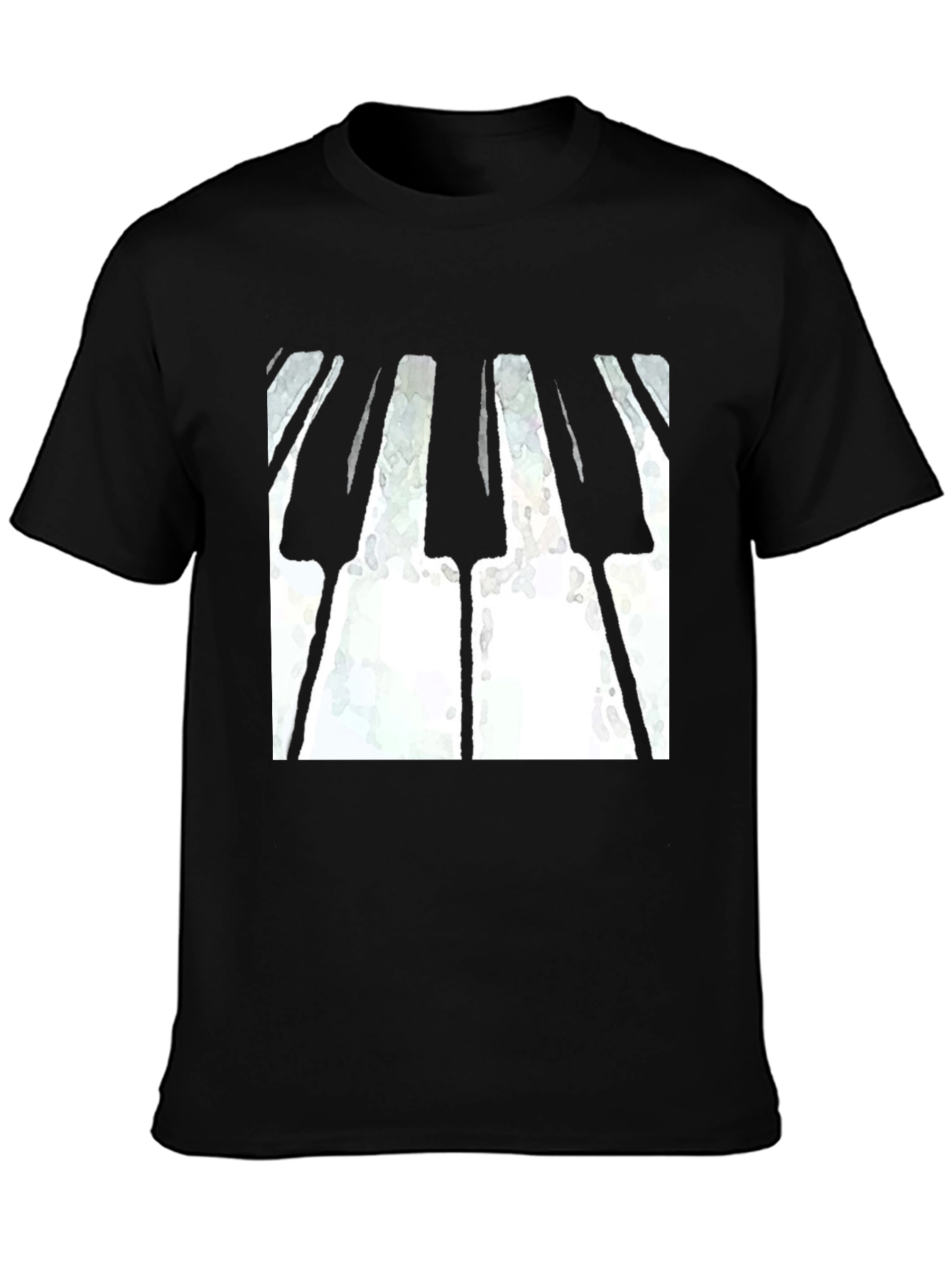 Piano Keys Graphic Print T-Shirt
