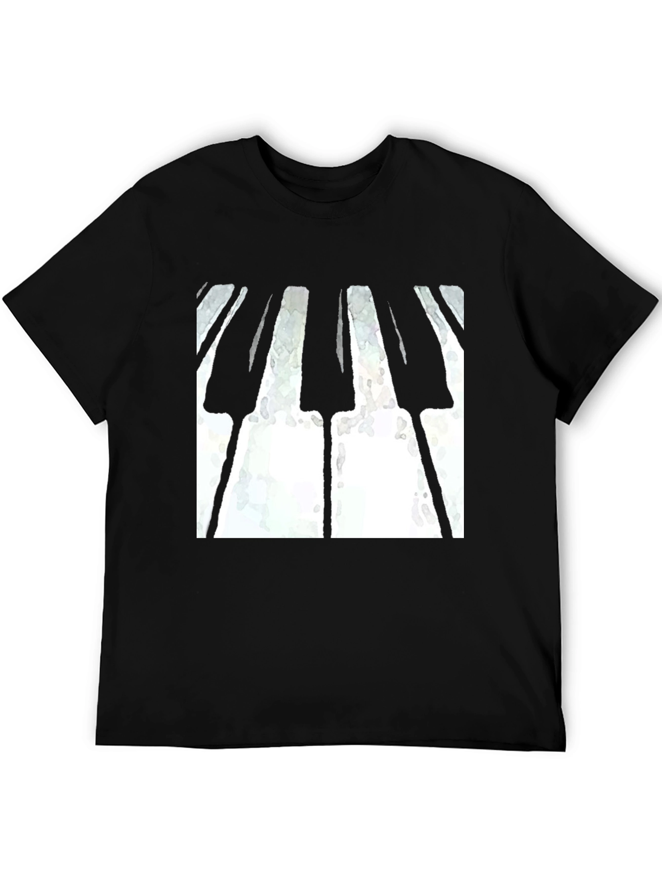 Piano Keys Graphic Print T-Shirt