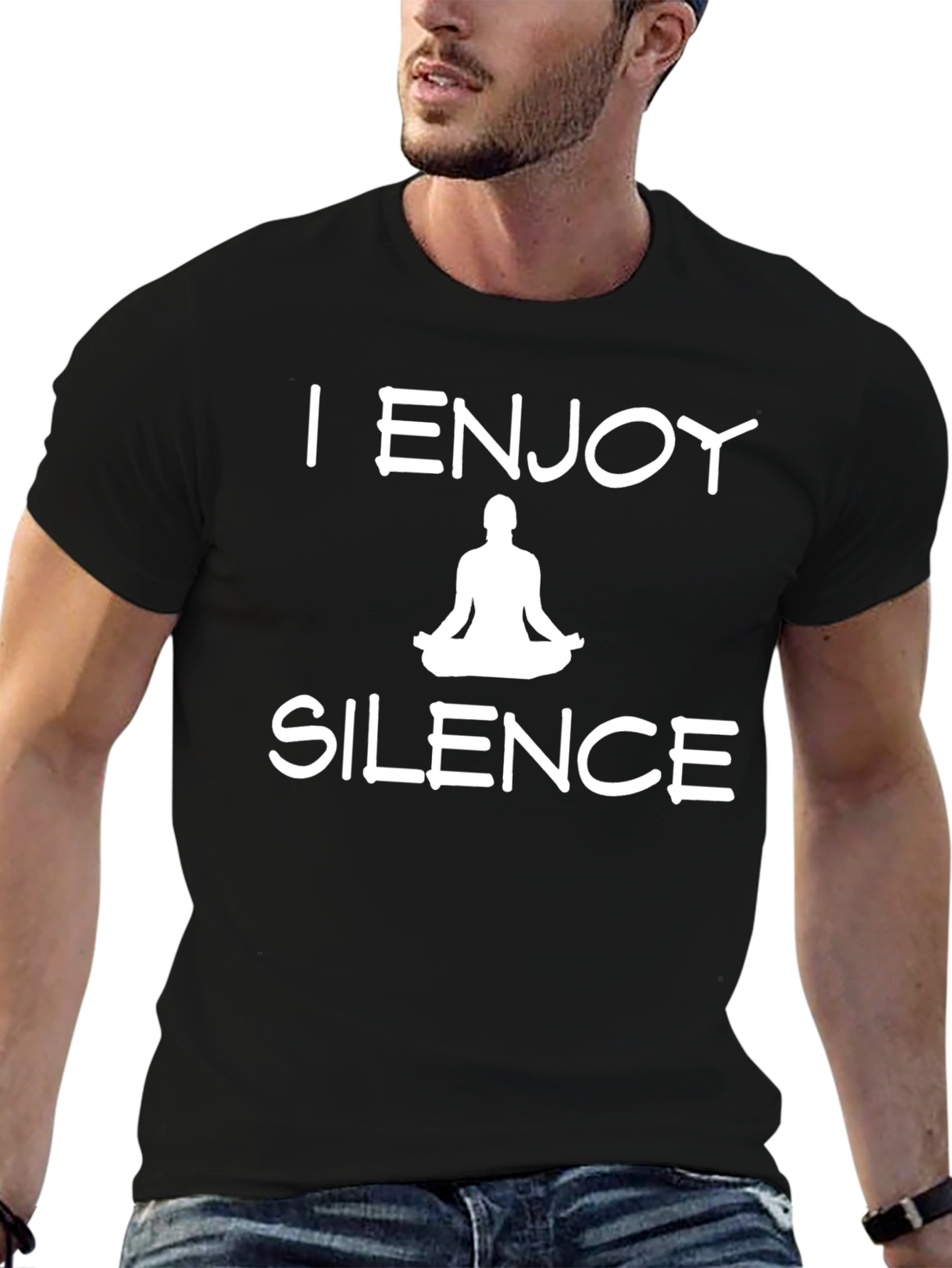 I Enjoy Silence Meditation T-Shirt