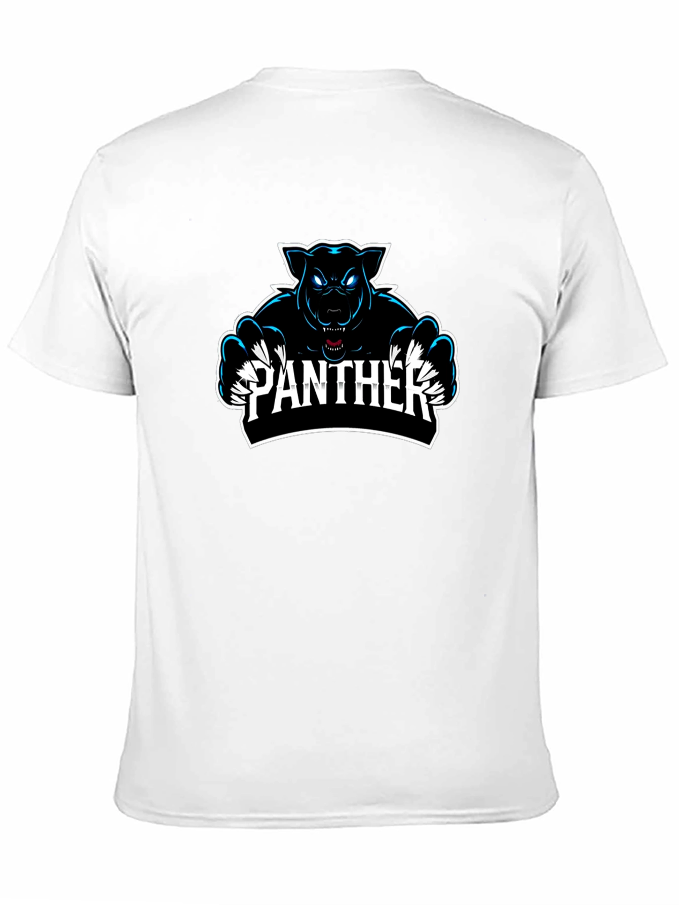 Panther Graphic Print Black T-Shirt