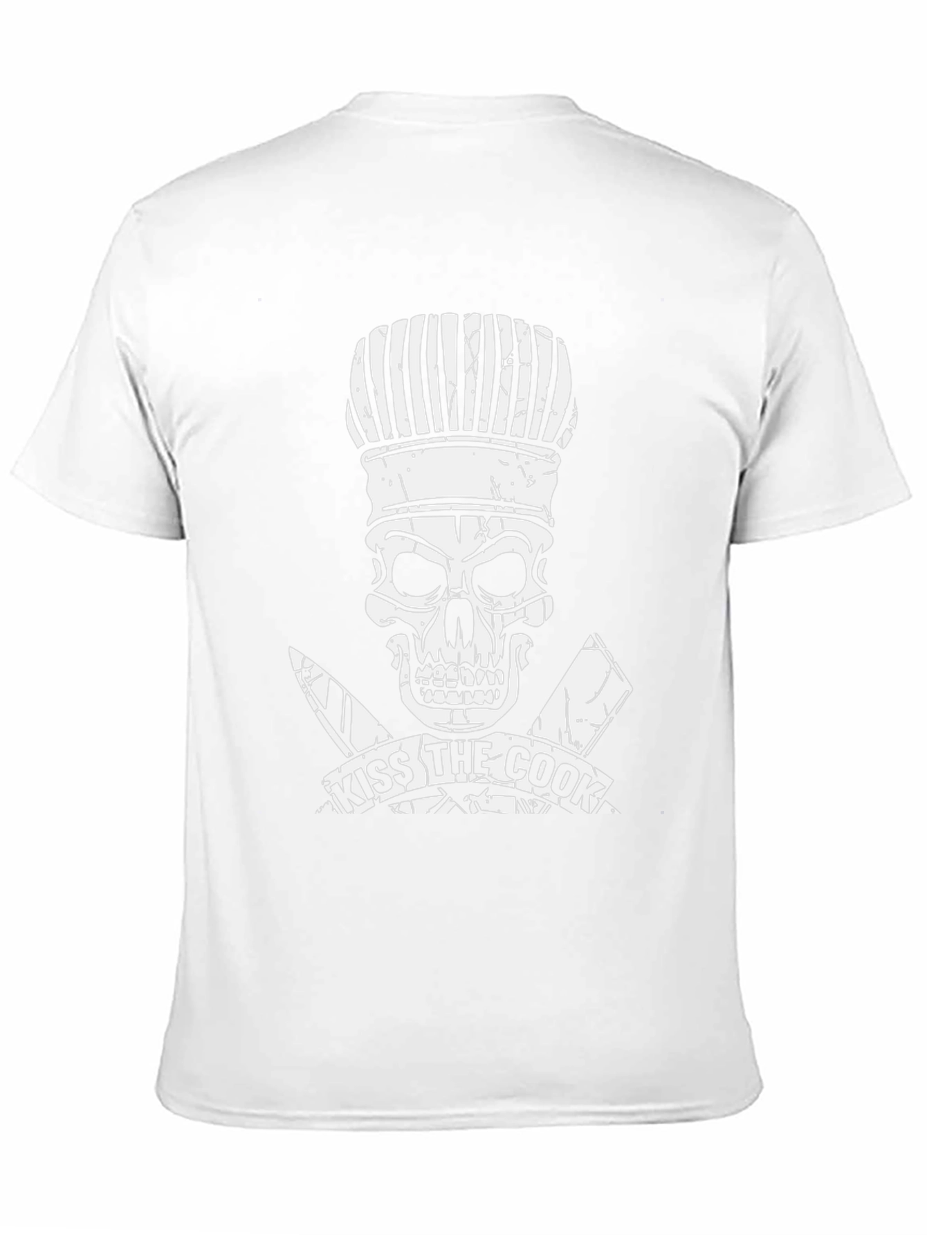 Kiss the Cook Skull Chef T-Shirt