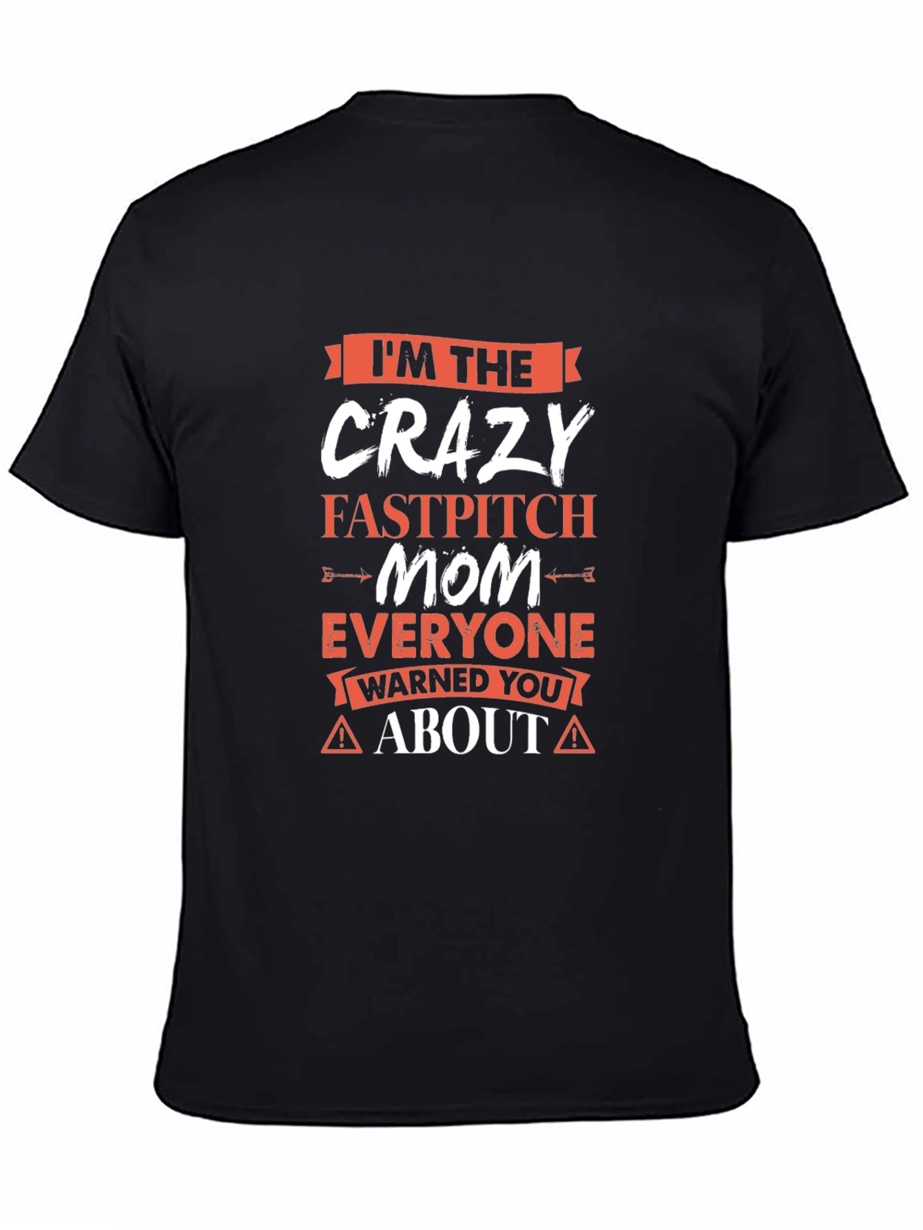Crazy Fastpitch Mom Graphic Tee