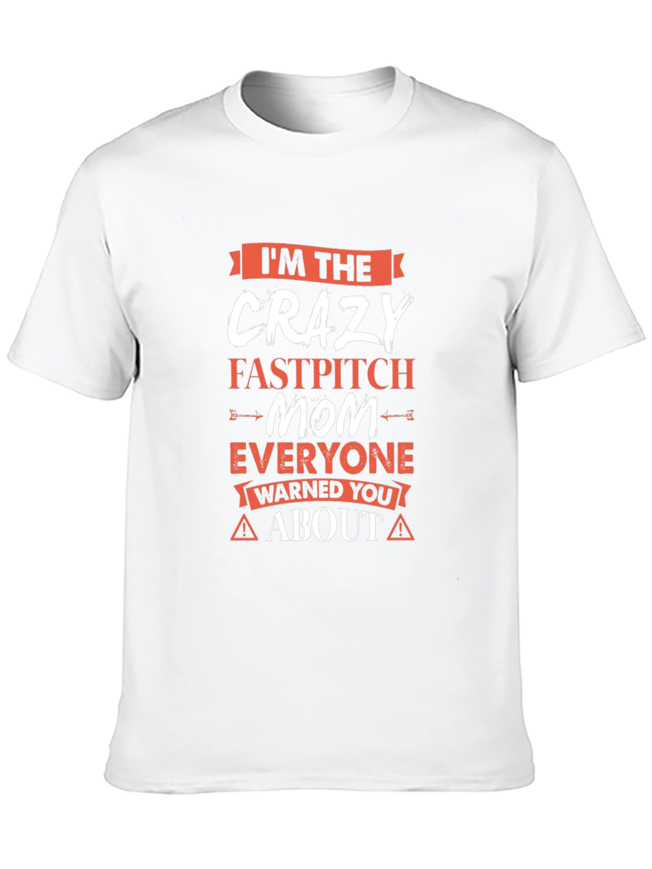 Crazy Fastpitch Mom Graphic Tee